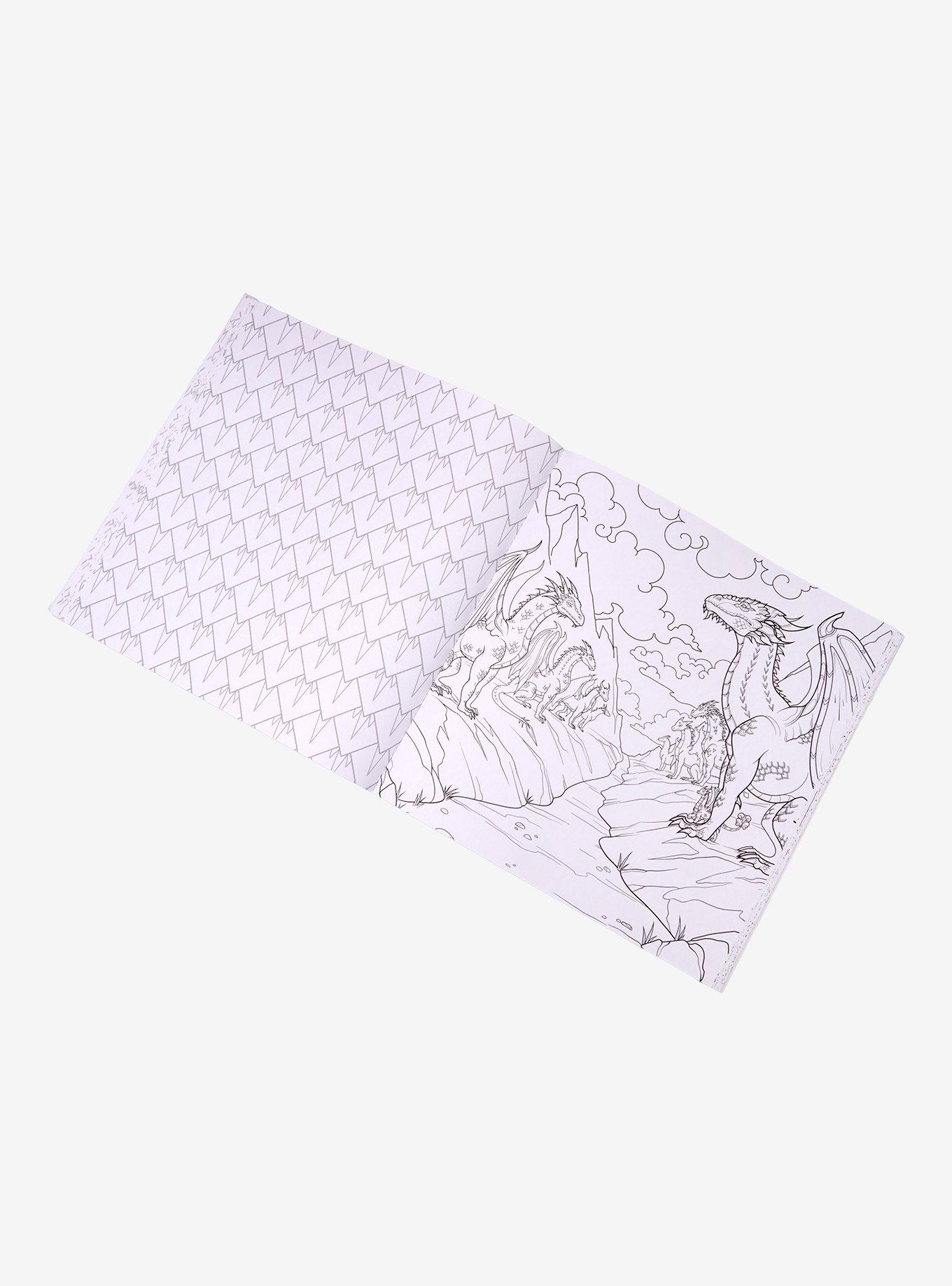 Fourth Wing Official Coloring & Sticker Book, , alternate