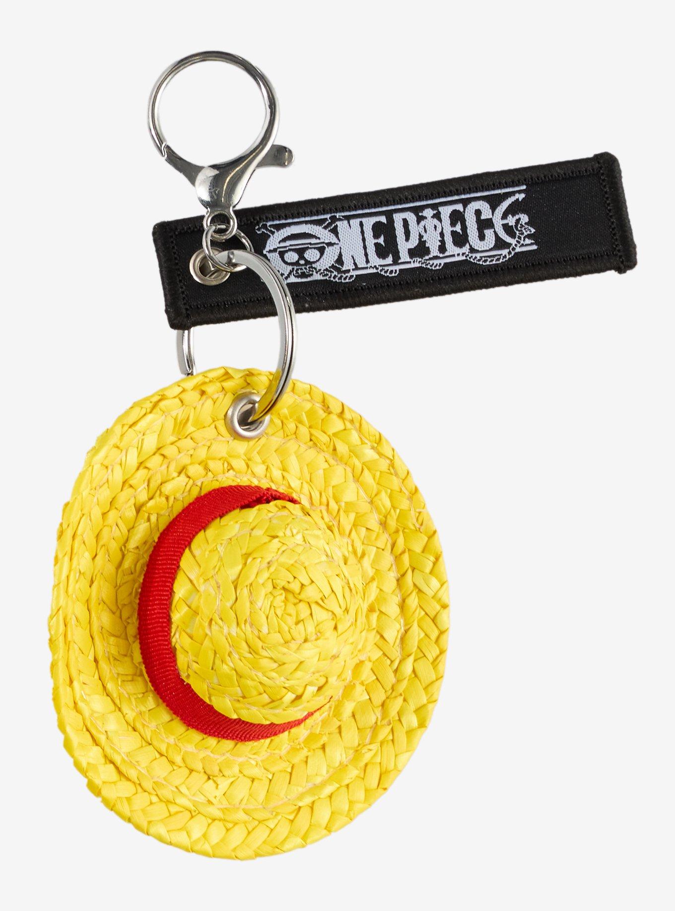 One Piece Luffy Straw Hat Bag Charm Hot Topic Exclusive, , hi-res