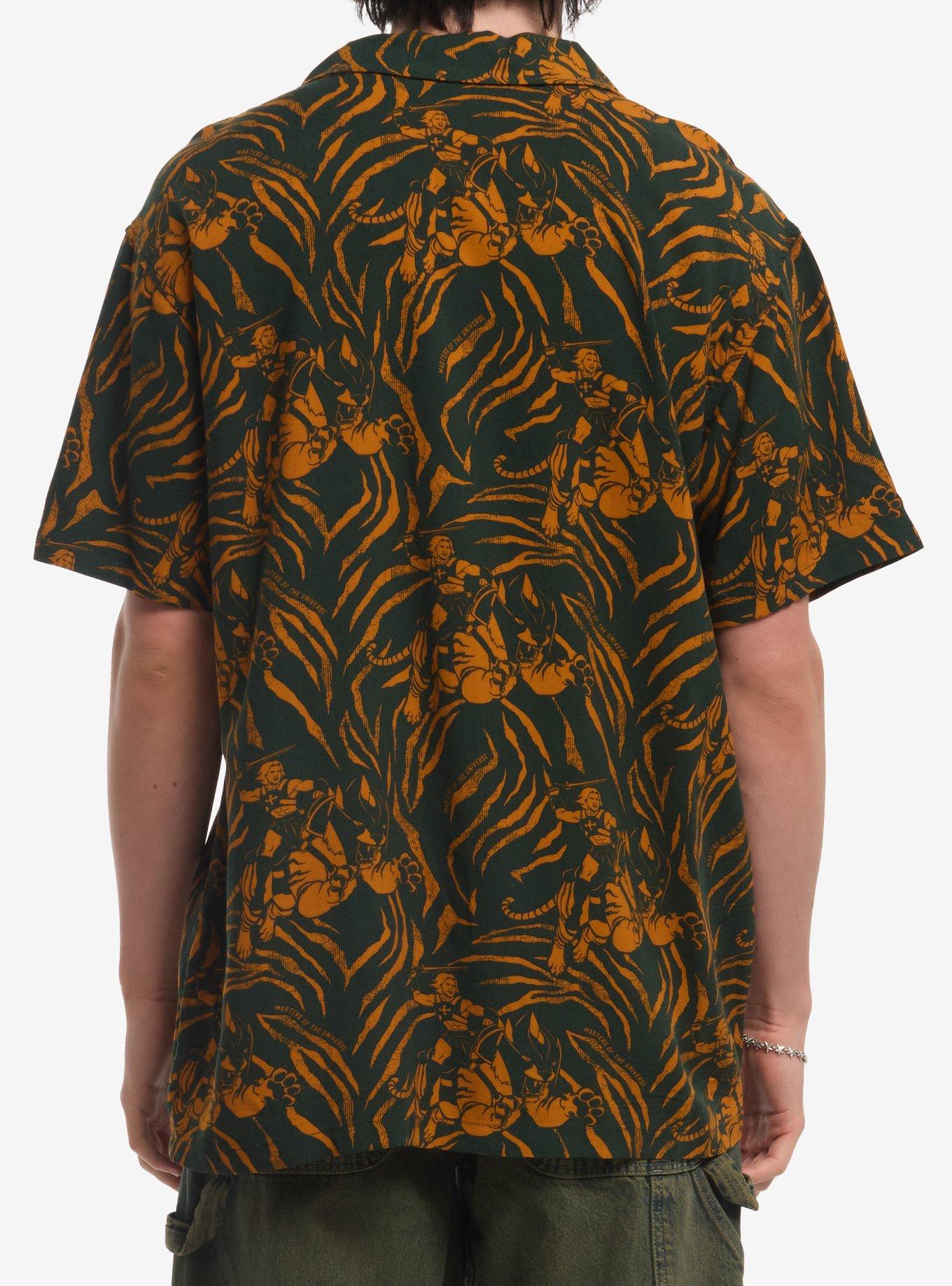 Masters Of The Universe He-Man & Battle Cat Woven Button-Up, , alternate