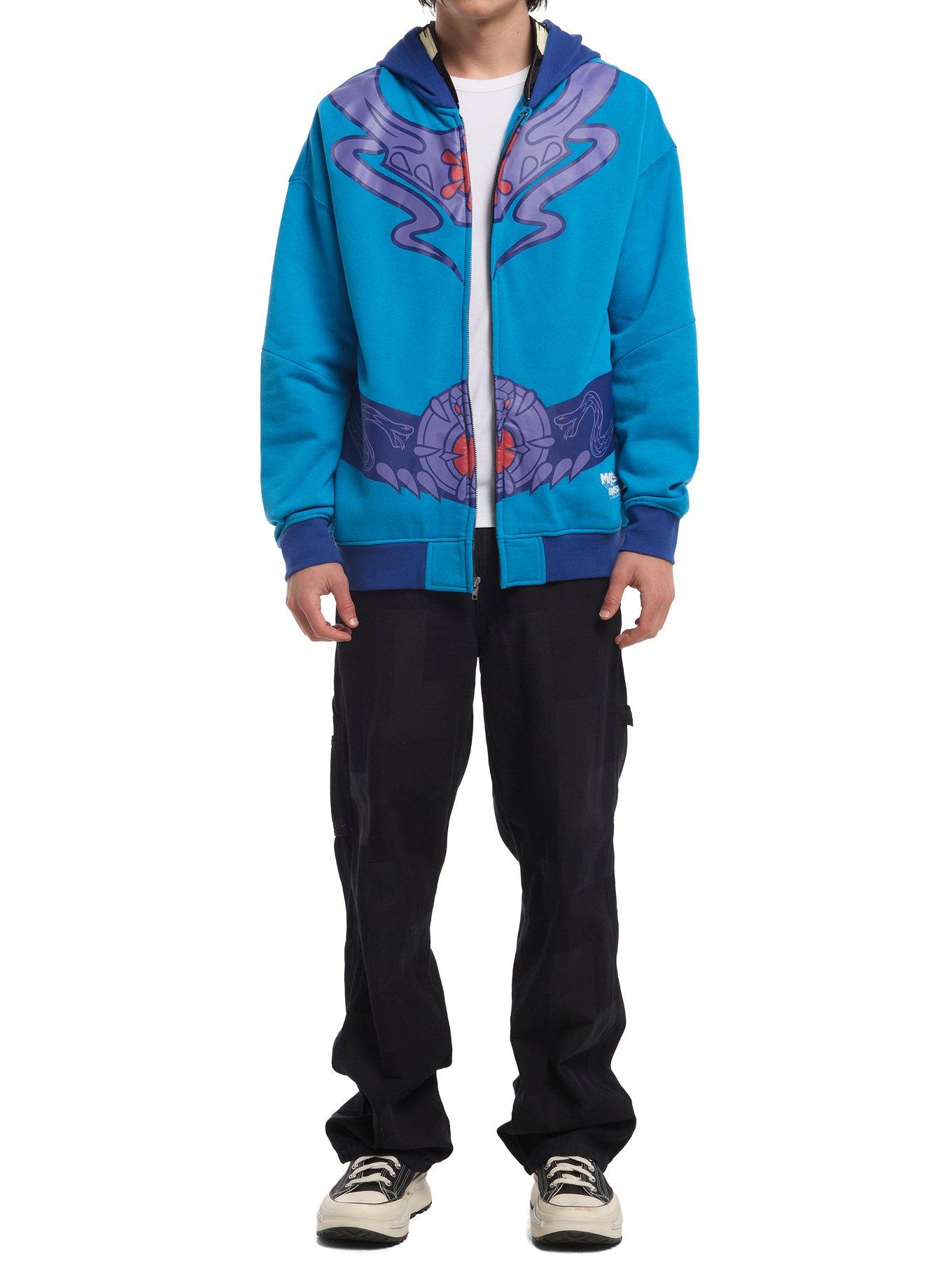 Masters Of The Universe Skeletor Hoodie, BLUE, alternate
