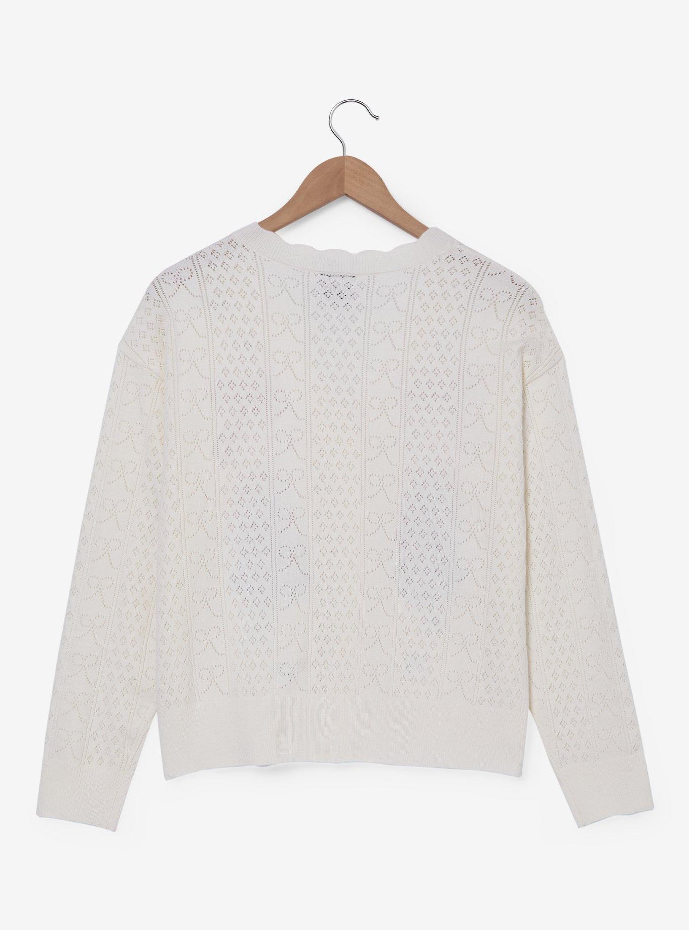 Disney The Aristocats Kittens Pointelle Knit Women's Cardigan - BoxLunch Exclusive, , hi-res