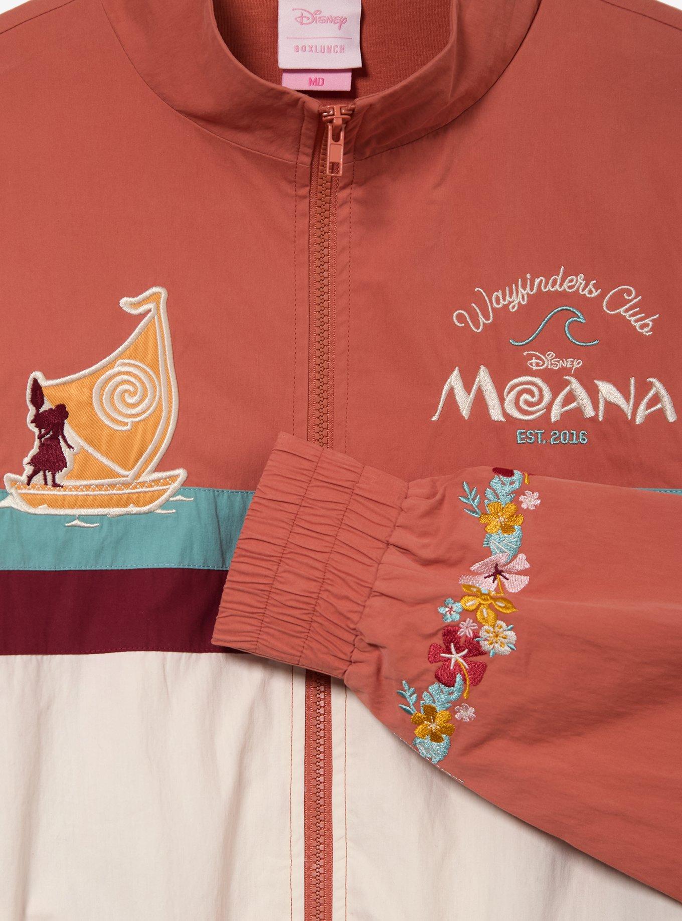 Disney Moana Wayfinders Club Windbreaker - BoxLunch Exclusive, CORAL, alternate - view 3