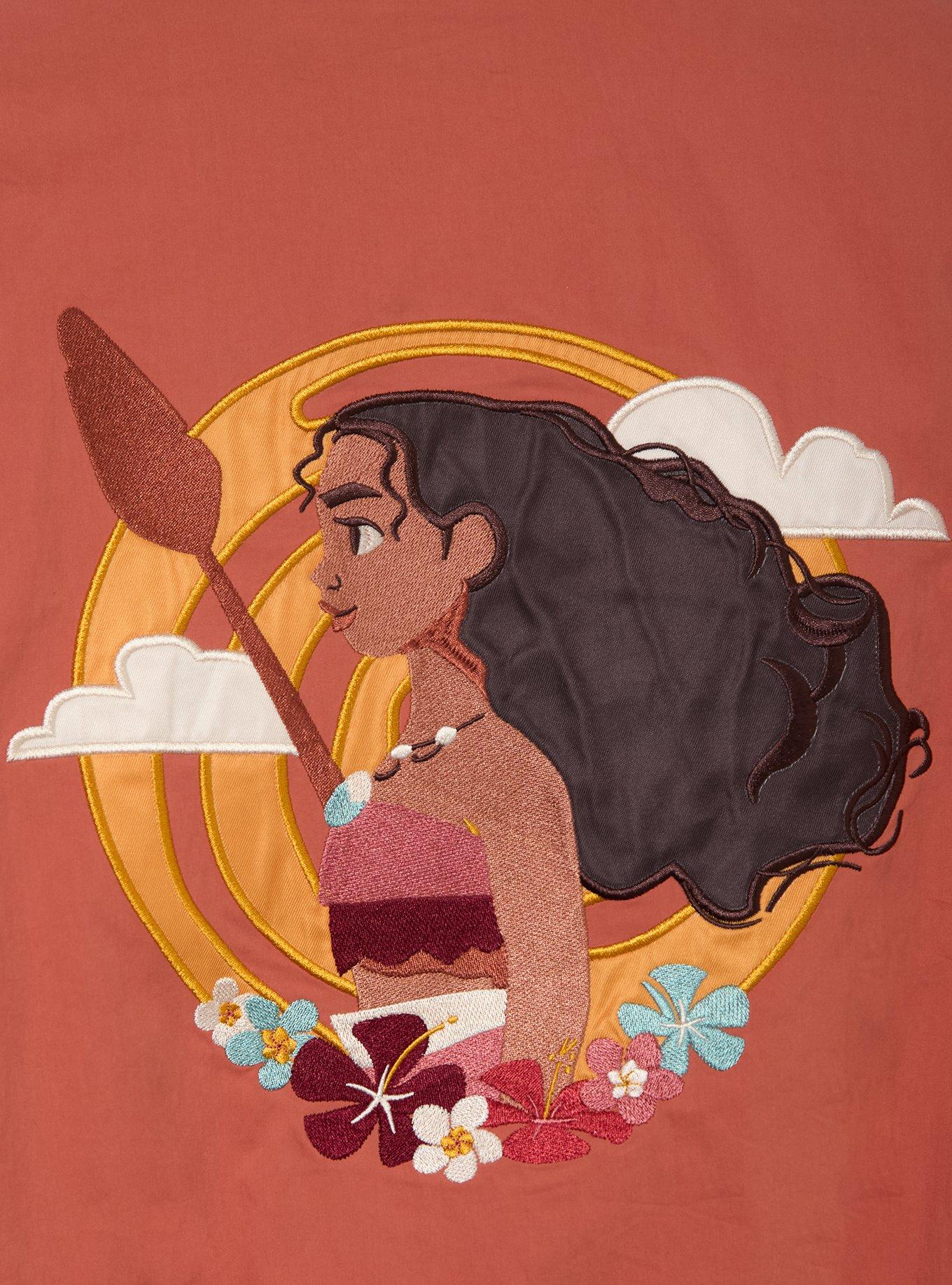 Disney Moana Wayfinders Club Windbreaker - BoxLunch Exclusive, CORAL, alternate - view 4