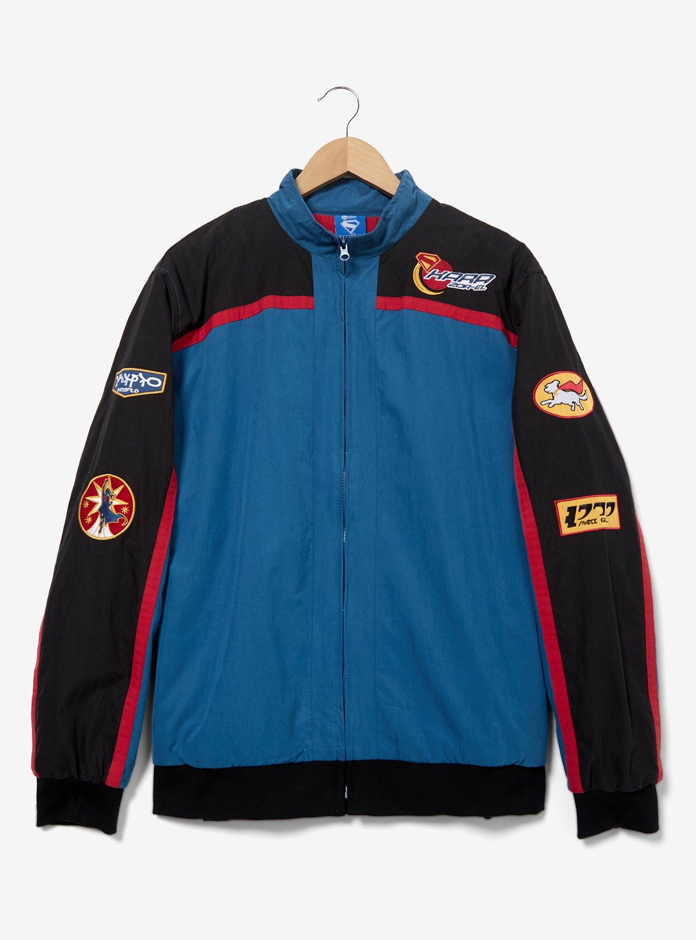 Her Universe DC Comics Supergirl Patches Windbreaker - BoxLunch Exclusive, RED, alternate
