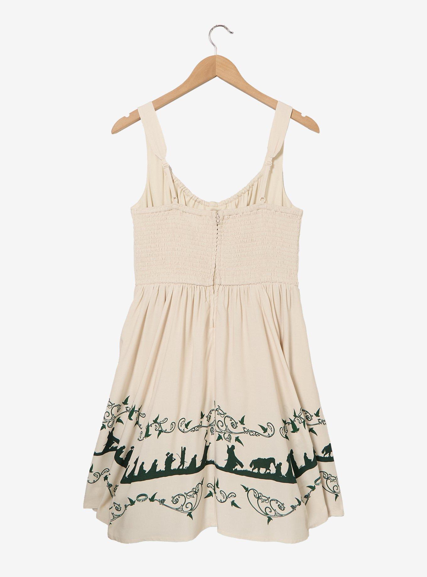 The Lord of The Rings Fellowship Silhouettes Tank Dress - BoxLunch Exclusive, , hi-res