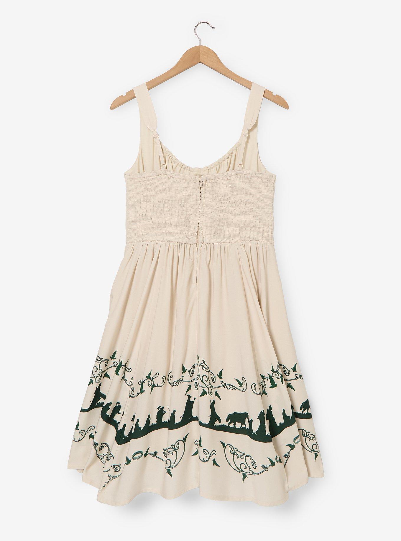The Lord of The Rings Fellowship Silhouettes Plus Size Tank Dress - BoxLunch Exclusive, , hi-res