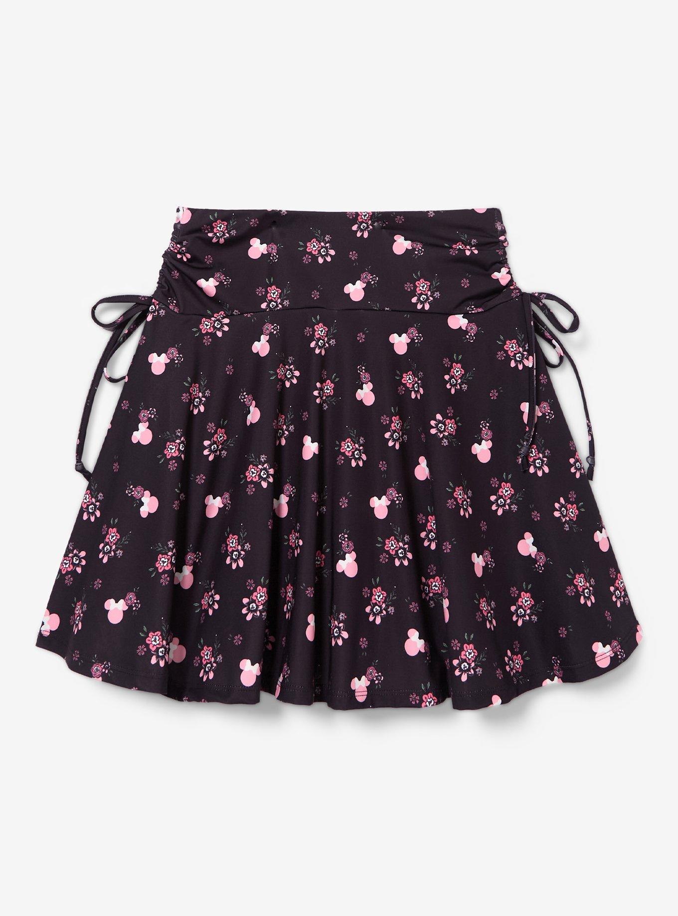 Disney Minnie Mouse Floral Plus Size Active Skirt - BoxLunch Exclusive, , hi-res