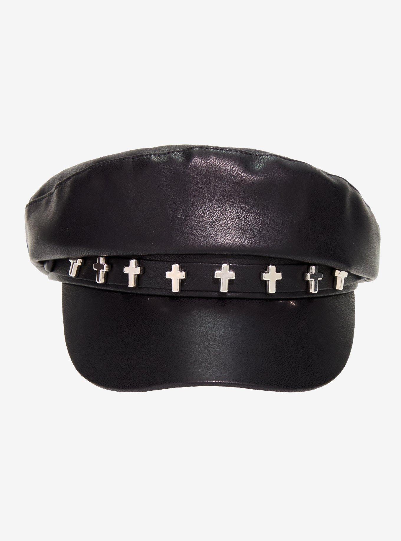 Cross Studs Cabbie Hat, , hi-res