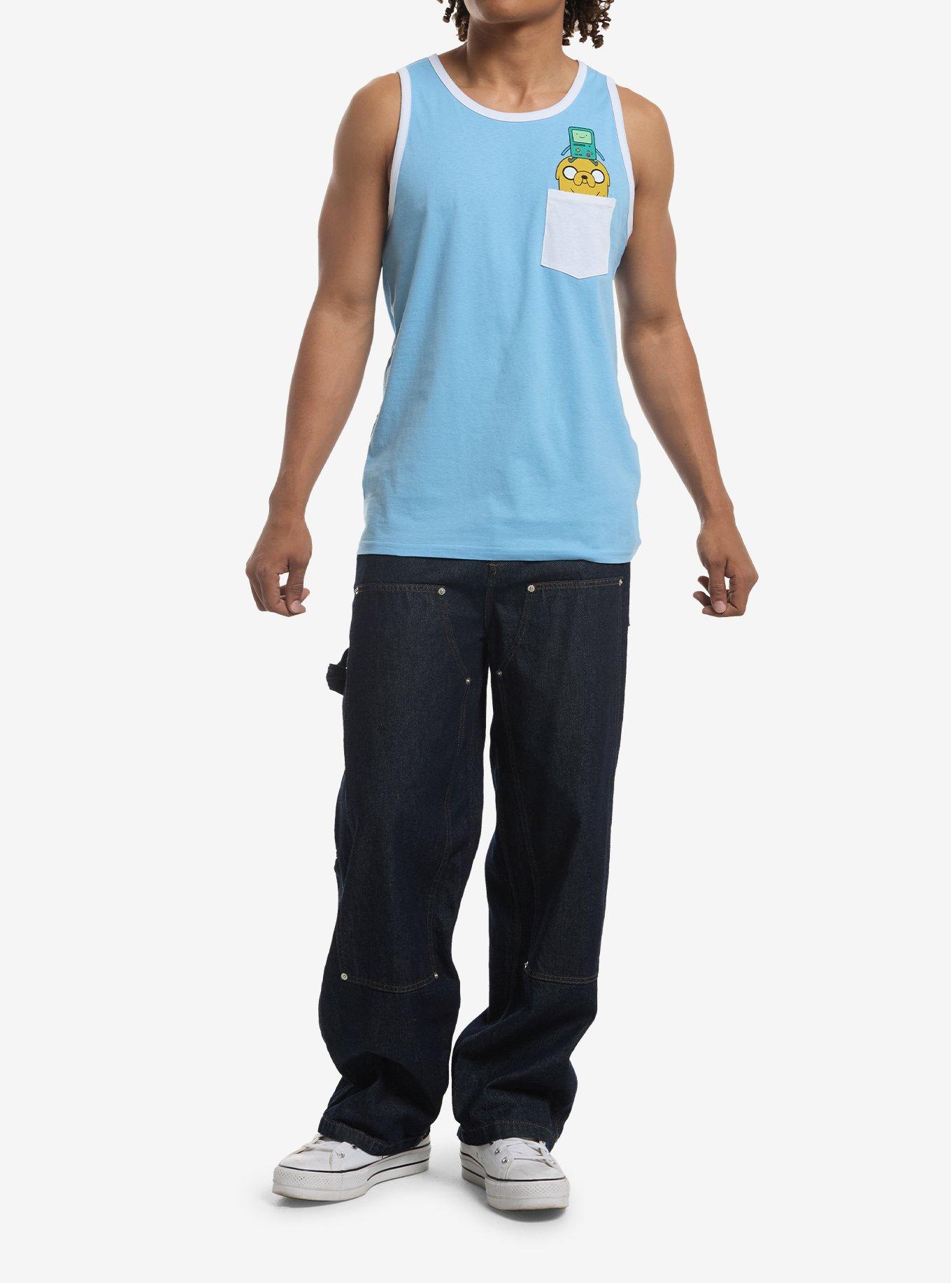Adventure Time Jake & BMO Peek Pocket Tank Top, , hi-res