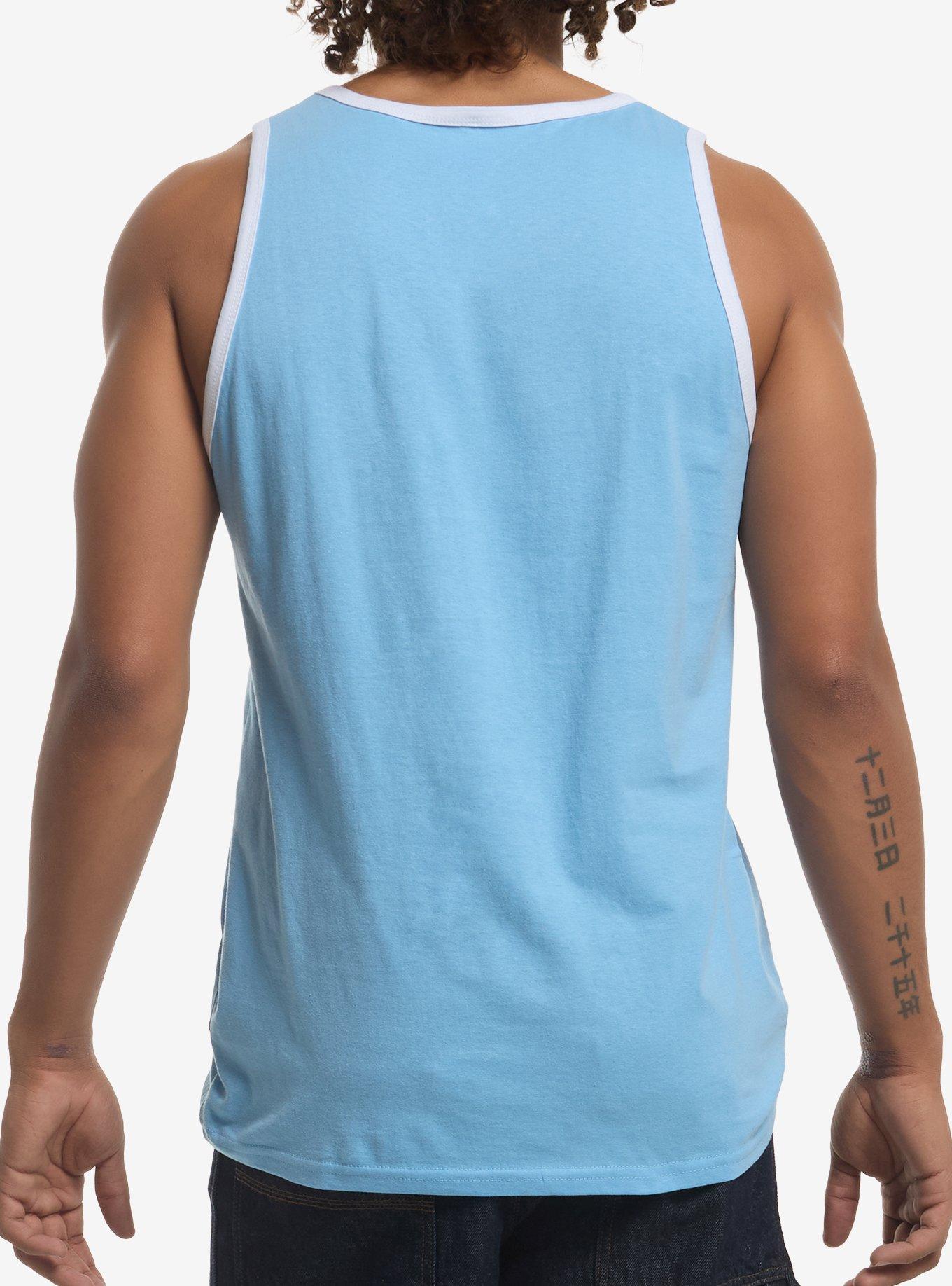 Adventure Time Jake & BMO Peek Pocket Tank Top, BLUE, alternate