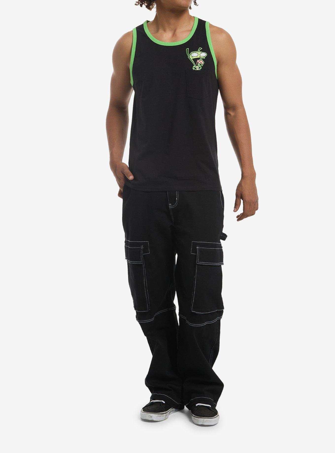 Invader Zim GIR Peek Pocket Tank Top, , hi-res