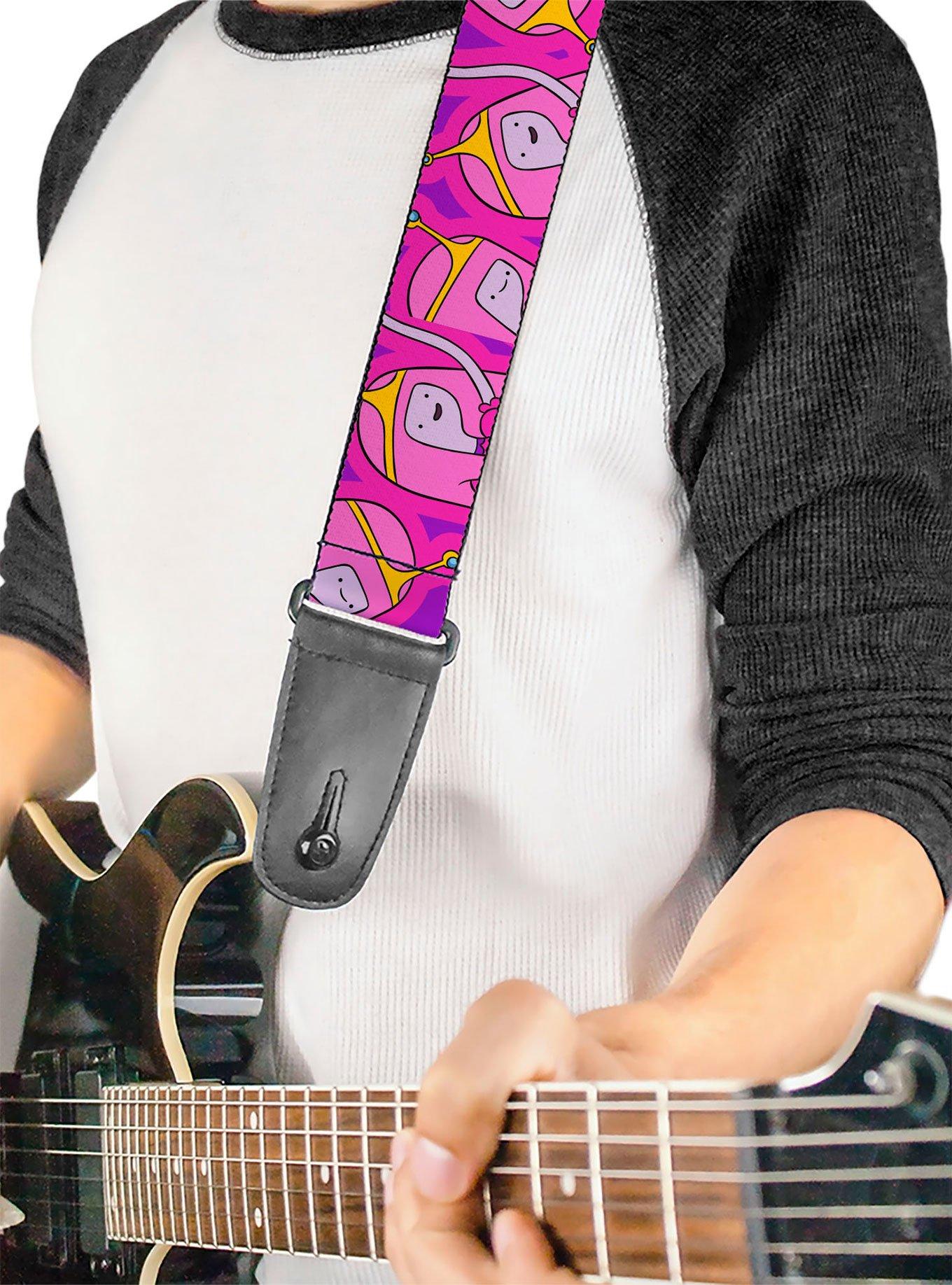 Adventure Time Princess Bubblegum Poses Collage Guitar Strap, , hi-res