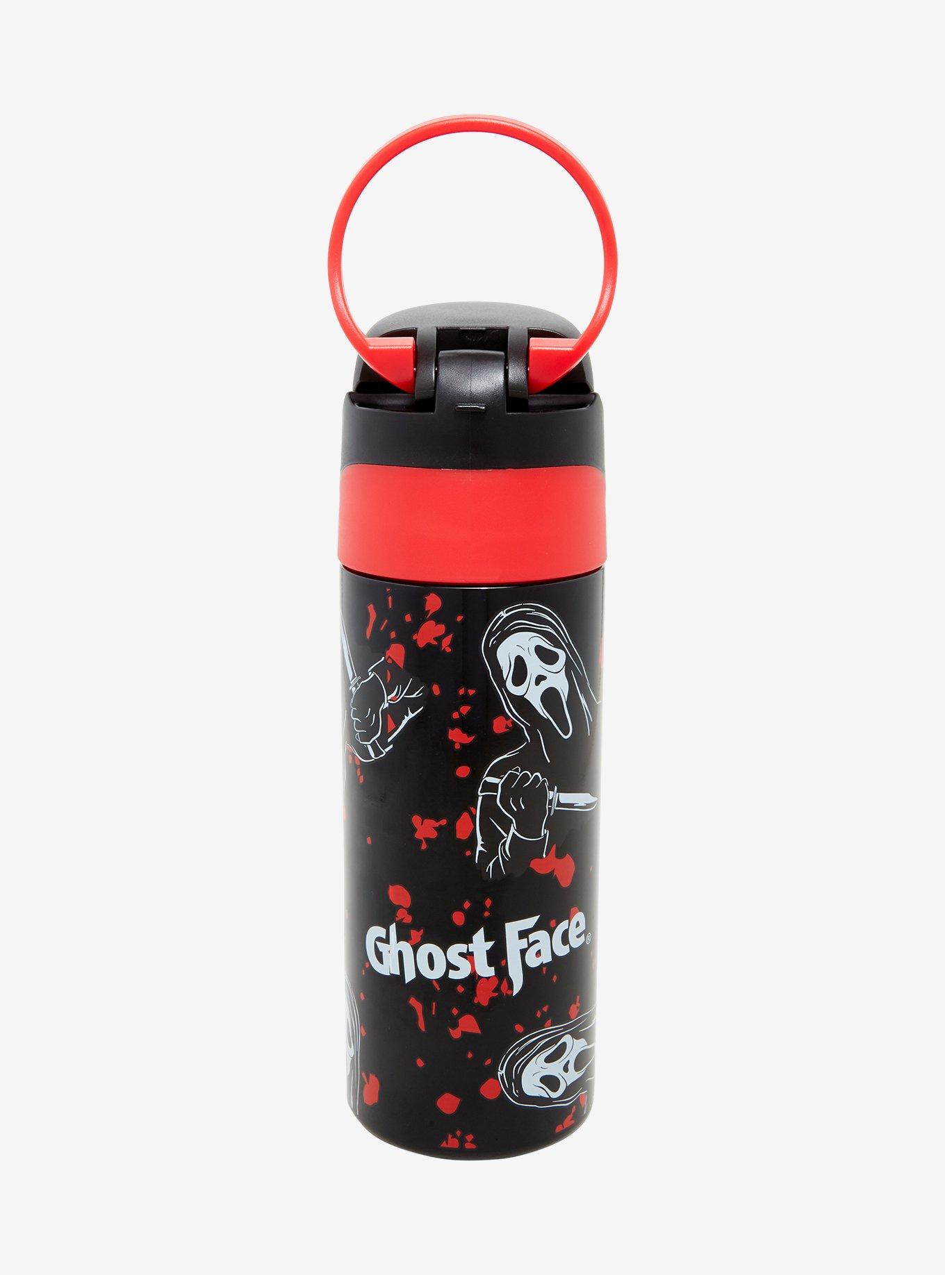 Ghost Face Splatters Flip-Top Water Bottle, , hi-res