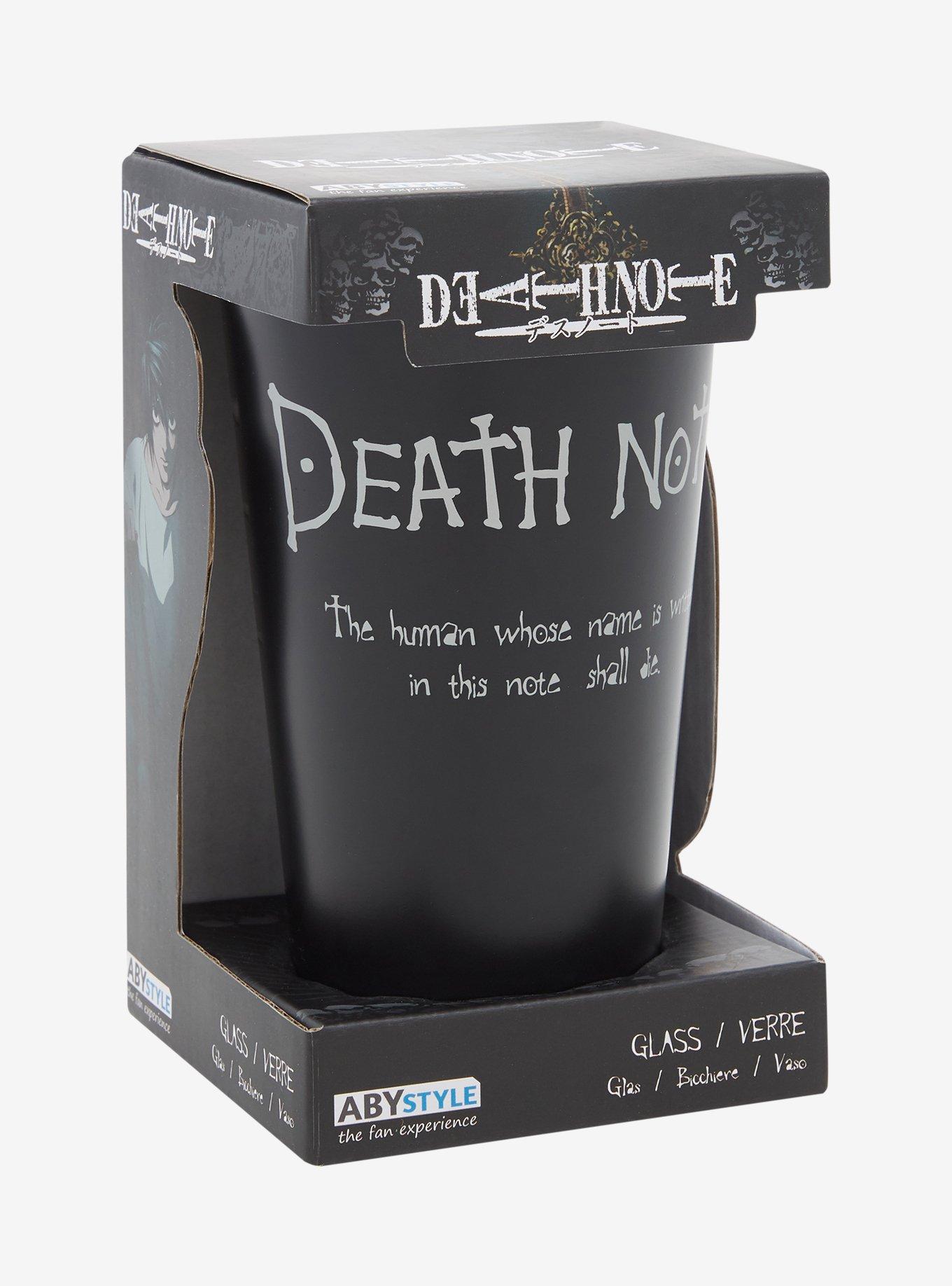 Death Note Ryuk Rules Glass Cup, , alternate
