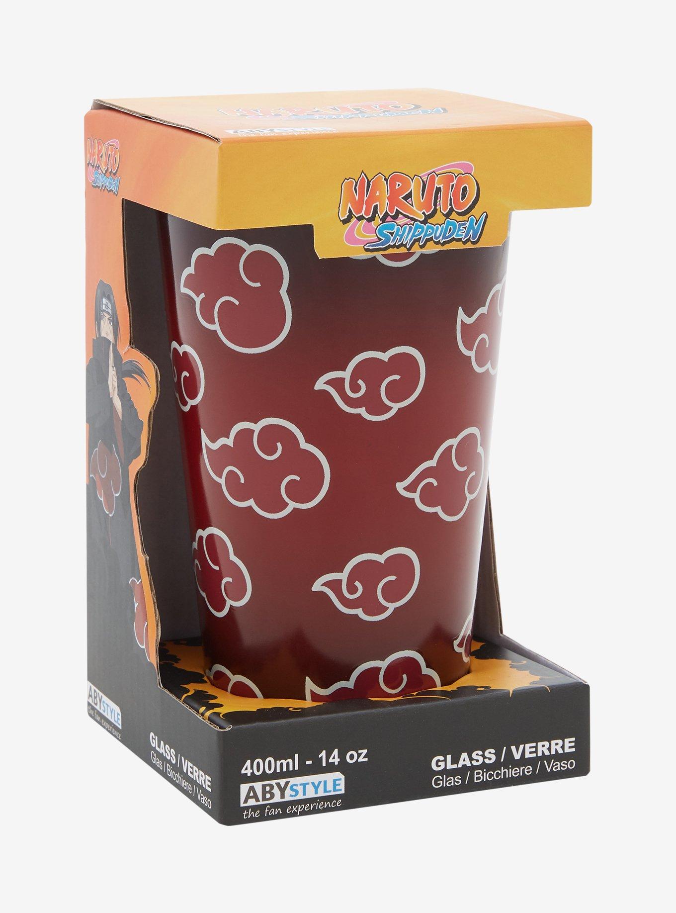 Naruto Shippuden Akatsuki Cloud Glass Cup, , alternate