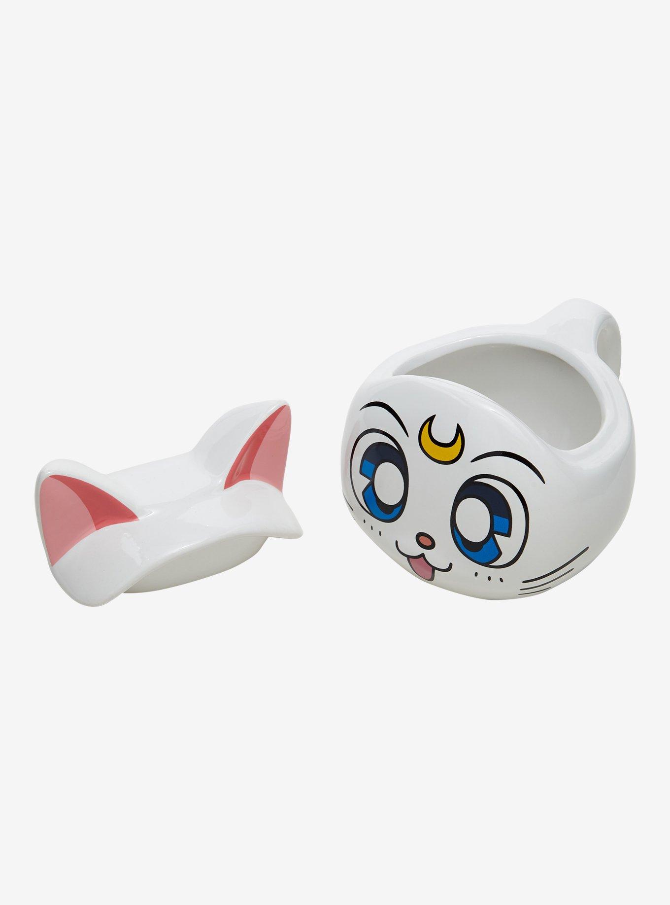 Pretty Guardian Sailor Moon Artemis Figural Mug With Lid, , alternate