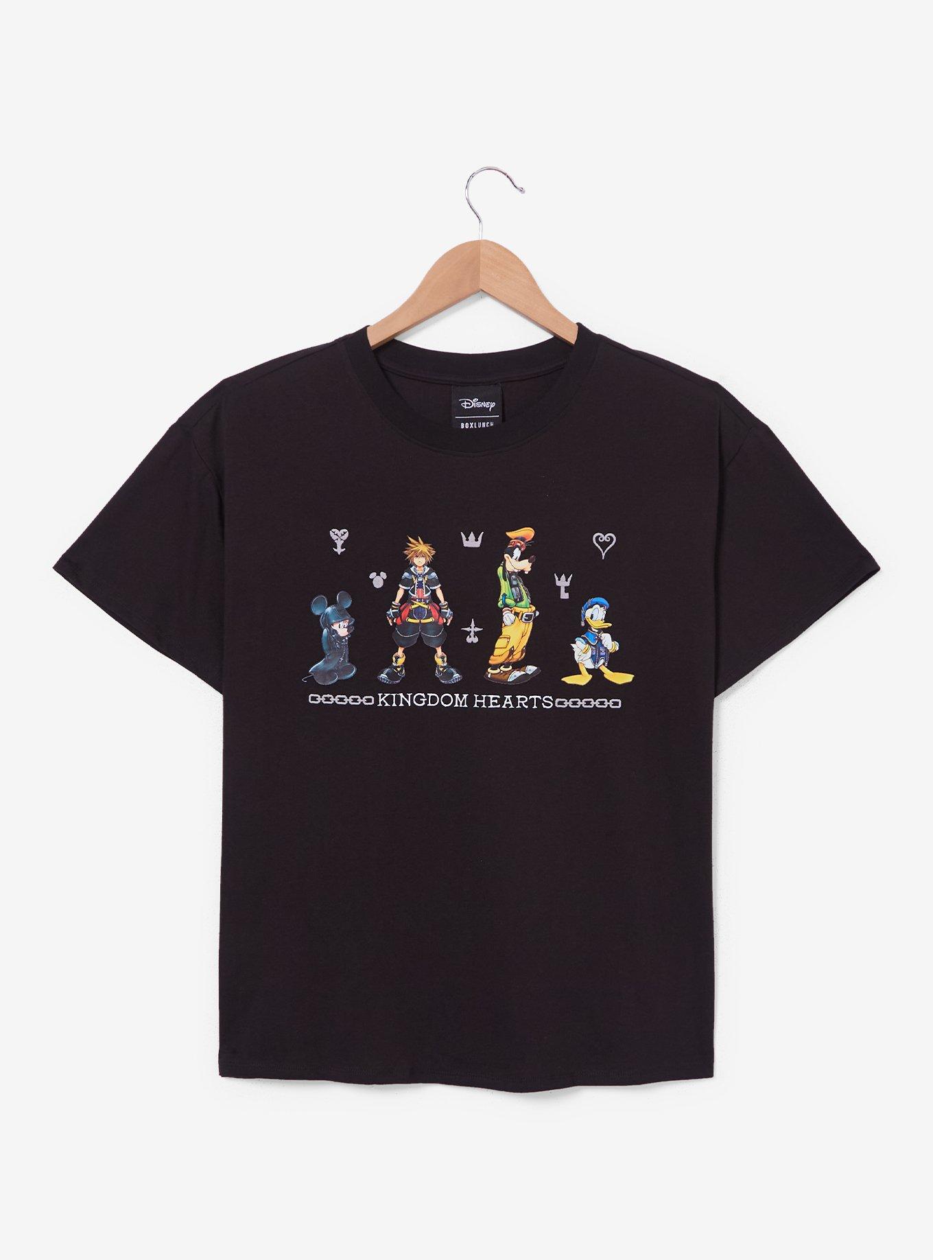 Disney Kingdom Hearts Characters Women's T-Shirt - BoxLunch Exclusive, , hi-res