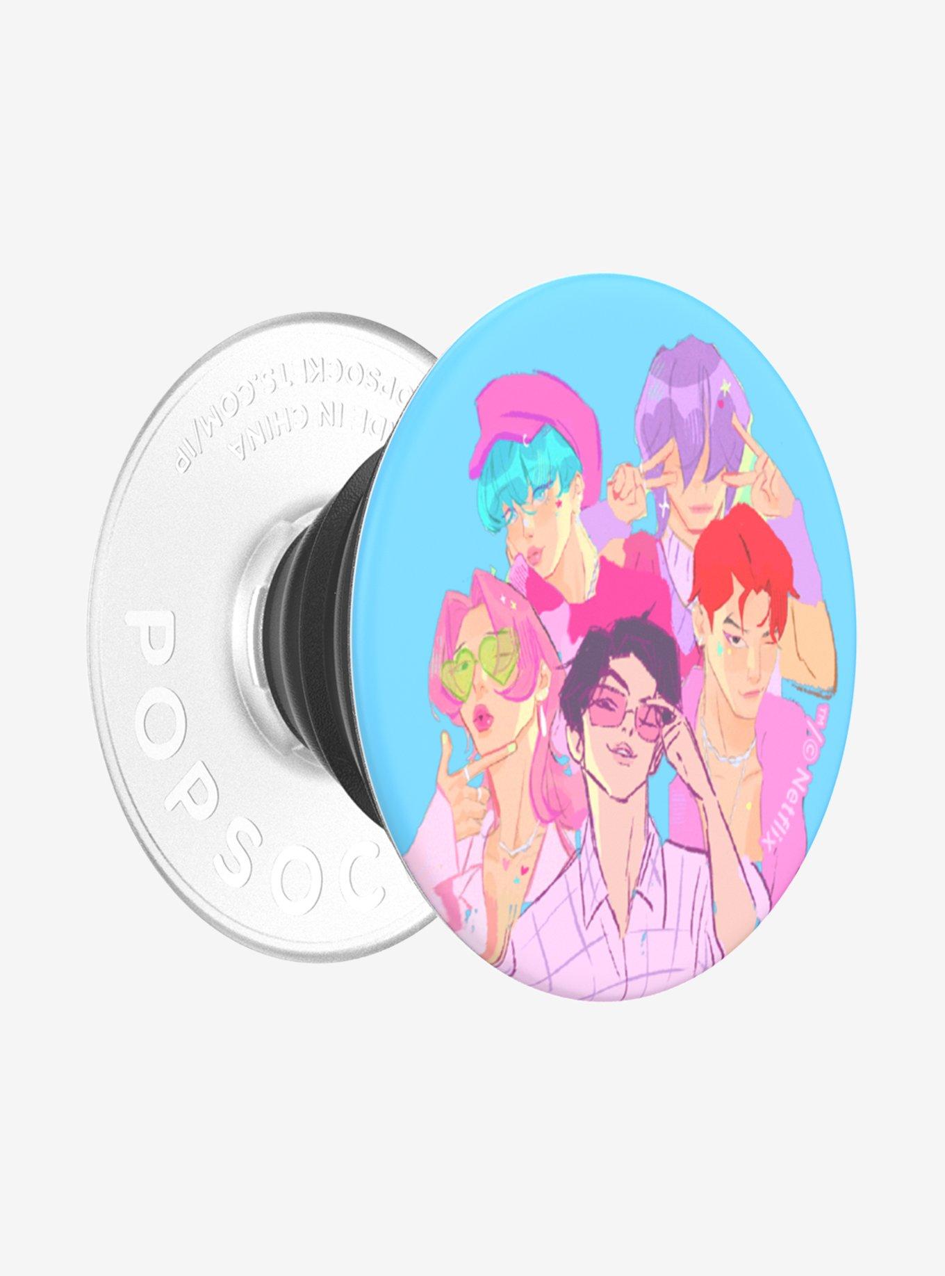 PopSocket PopTop KPop Demon Hunters Saja Boys Adhesive Phone Grip, , alternate
