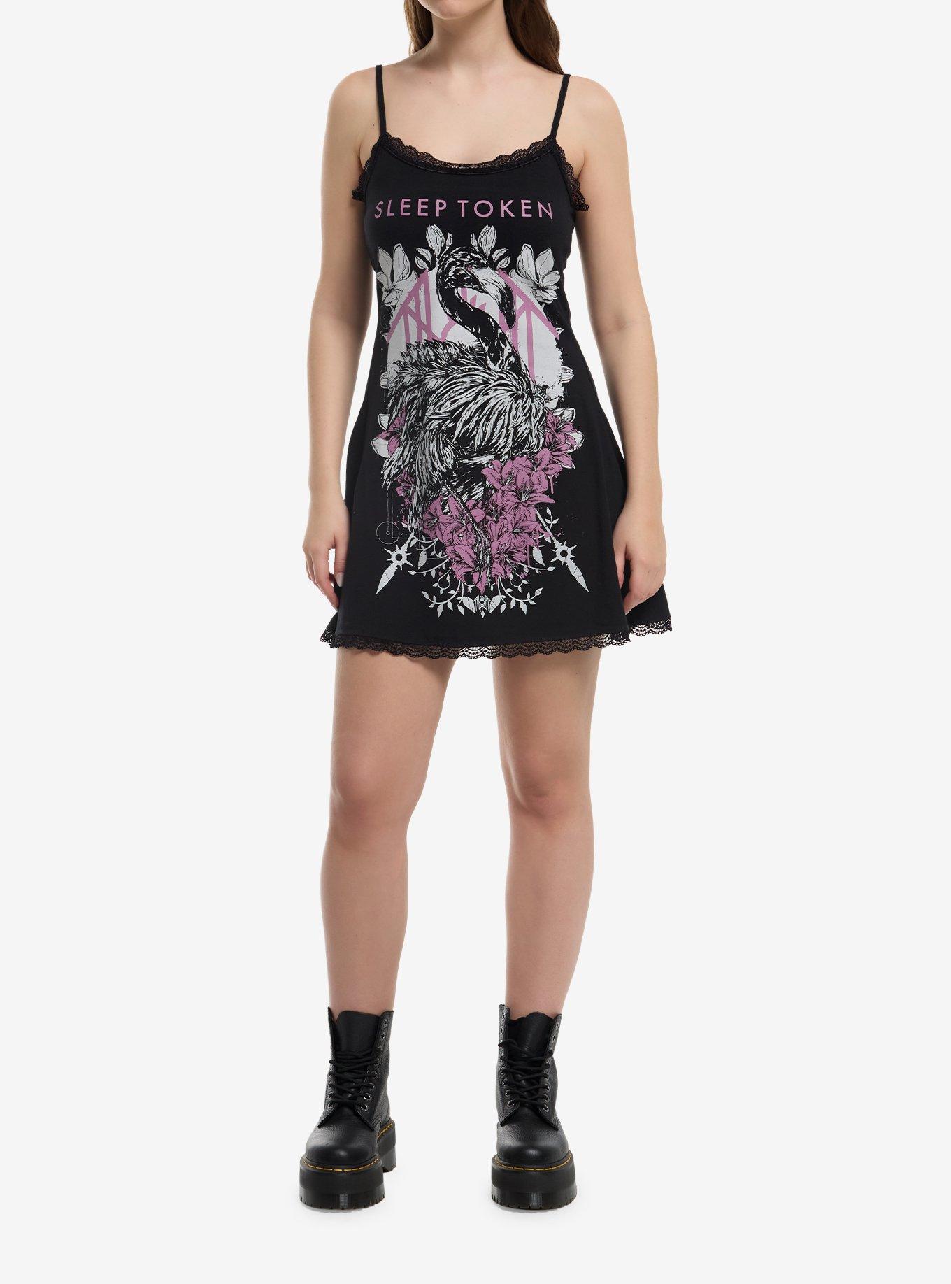 Sleep Token Even In Arcadia Flamingo Cami Dress, , hi-res