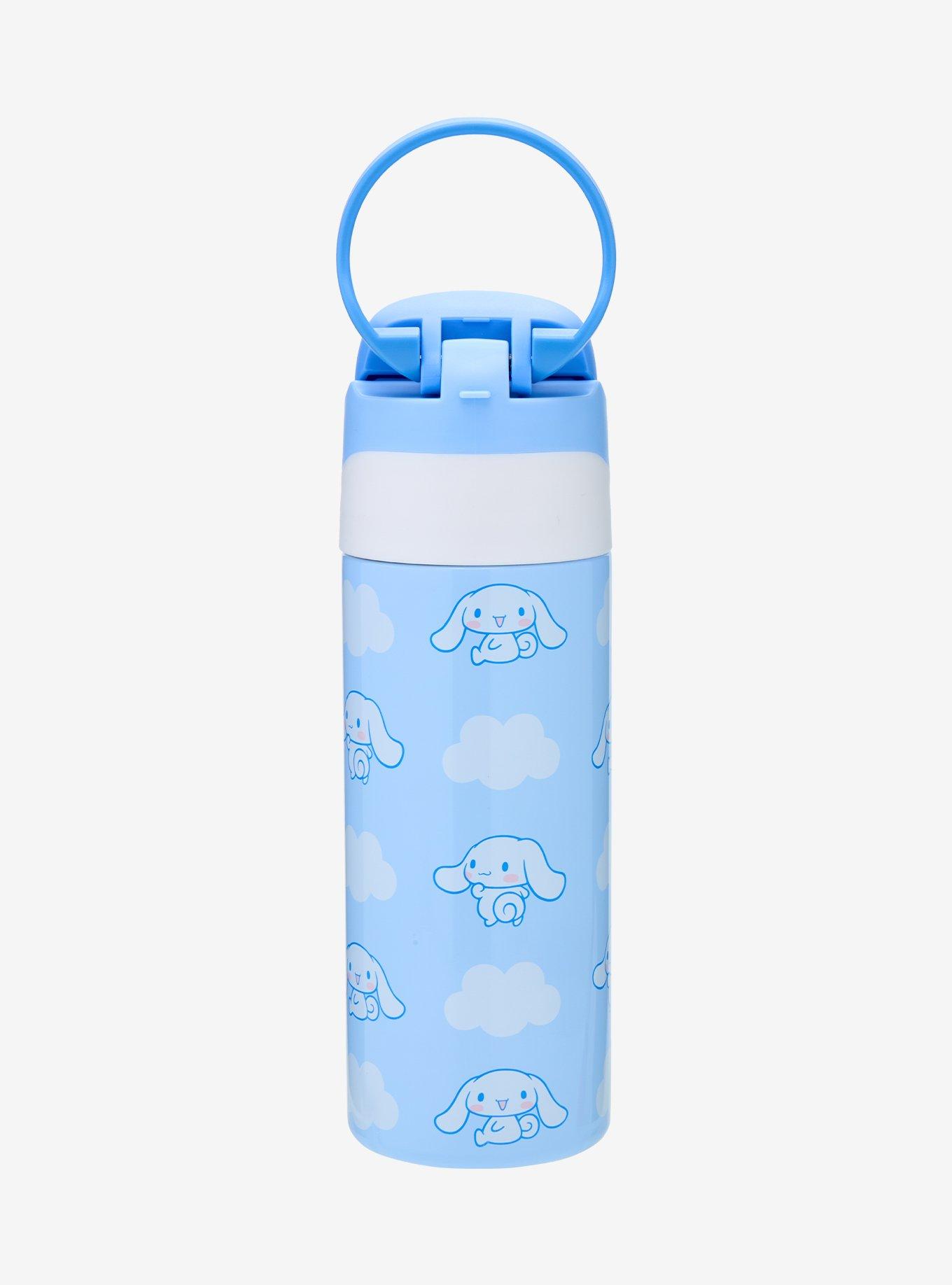 Cinnamoroll Clouds Flip-Top Water Bottle, , alternate