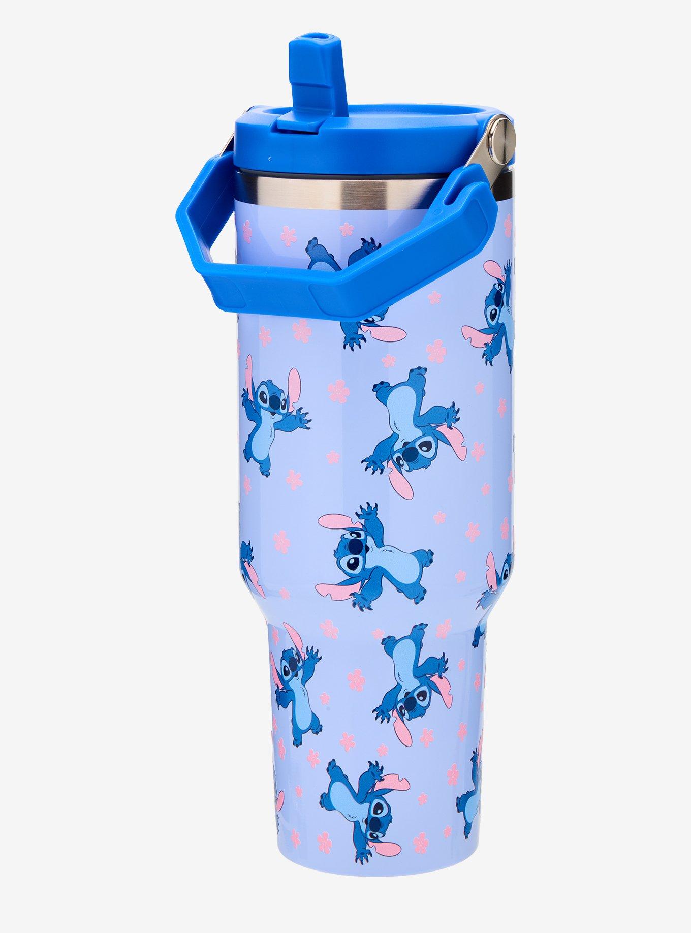 Disney Stitch Poses Stainless Steel Water Bottle, , hi-res