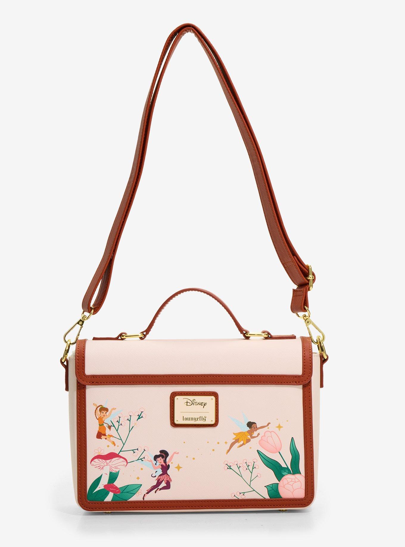 Loungefly Disney Tinker Bell Fairies Crossbody Bag, , alternate - view 3