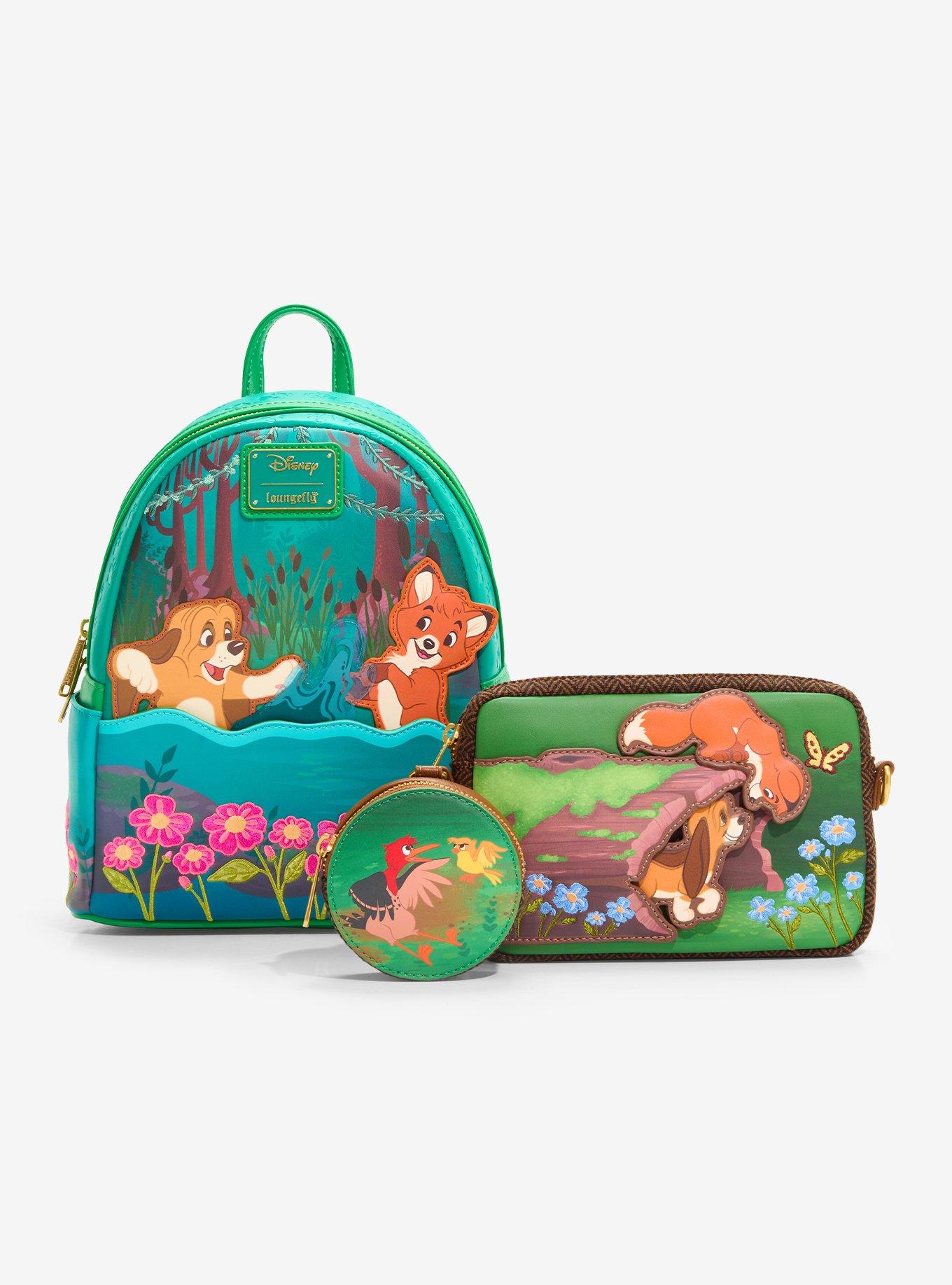 Loungefly Disney The Fox And The Hound River Mini Backpack, , alternate - view 4