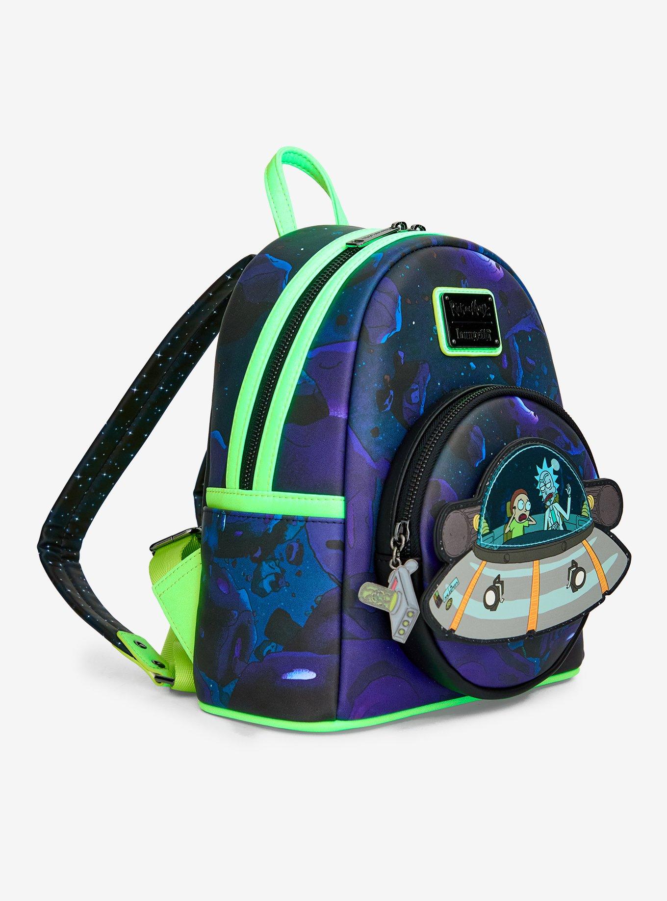Loungefly Rick And Morty Space Cruiser Mini Backpack, , alternate - view 3