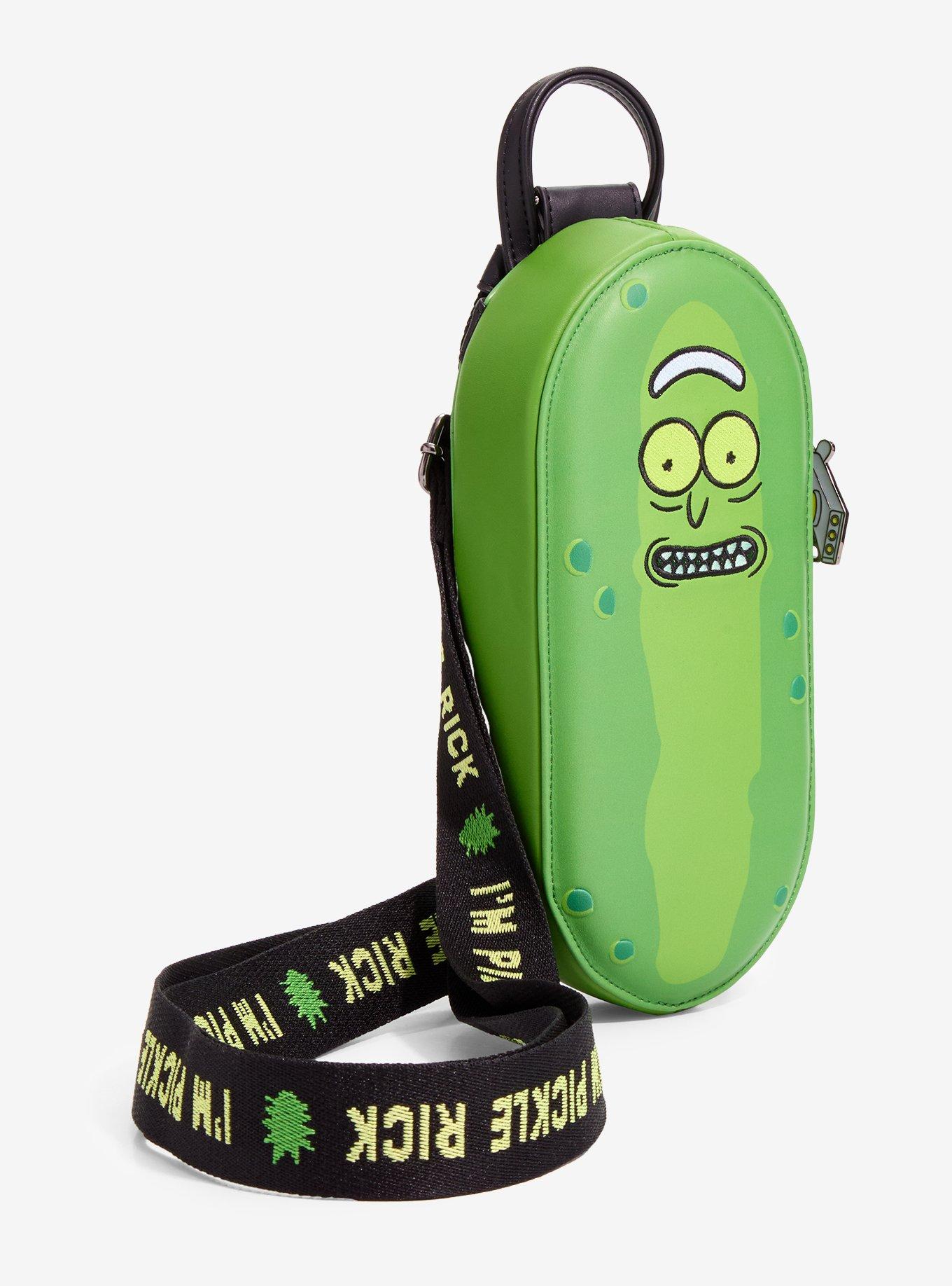 Loungefly Rick And Morty Pickle Rick Sling Bag, , hi-res