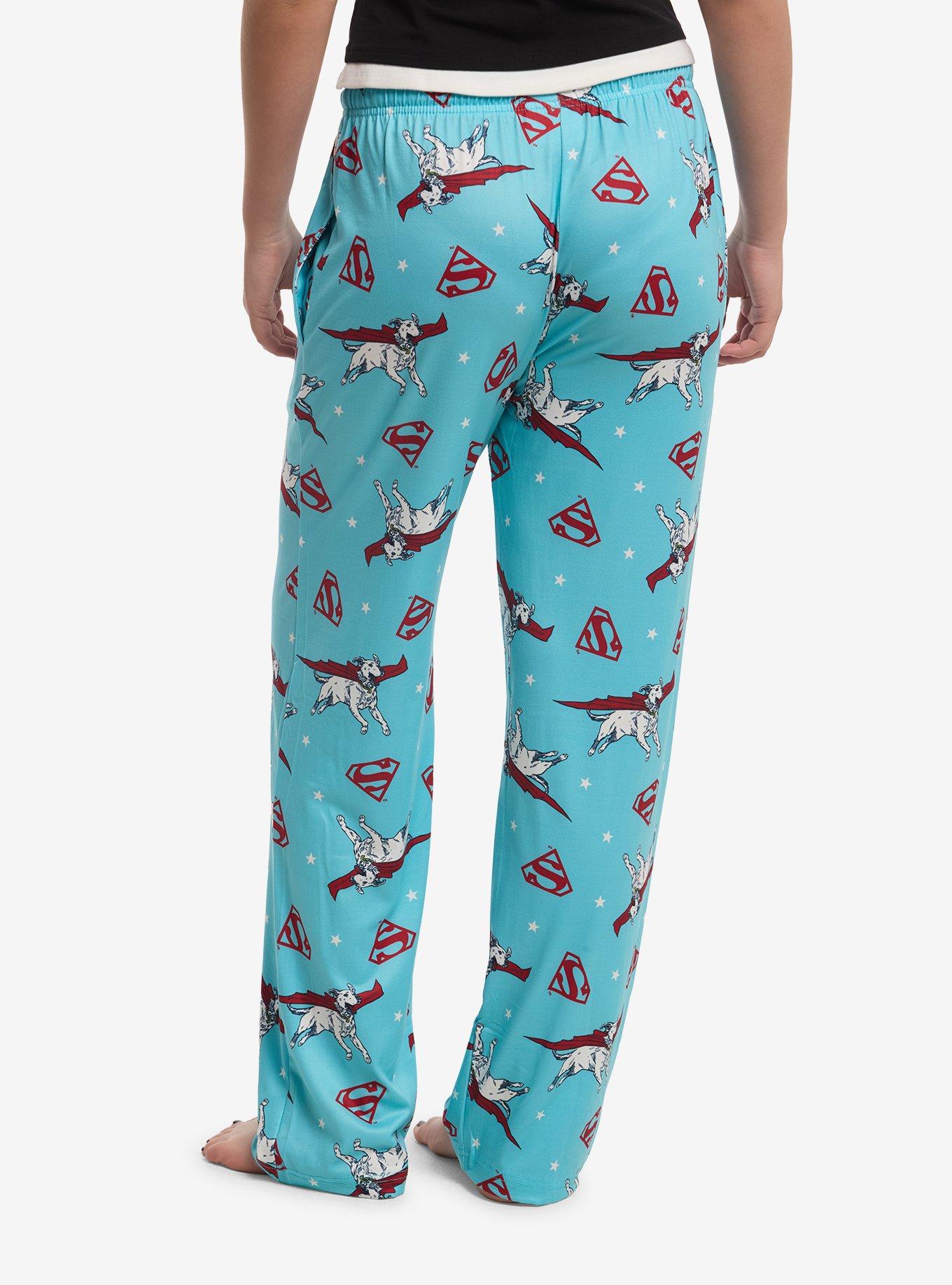 DC Comics Supergirl Krypto Pajama Pants, , hi-res