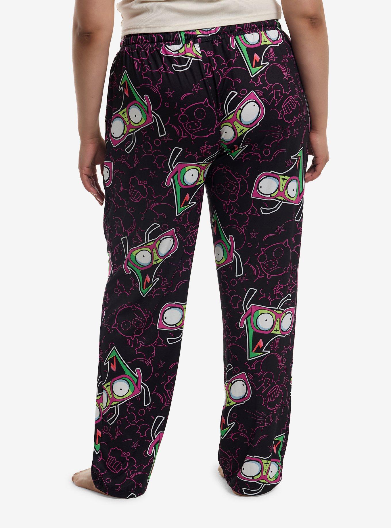 Invader Zim GIR Glasses Pajama Pants Plus Size, , hi-res