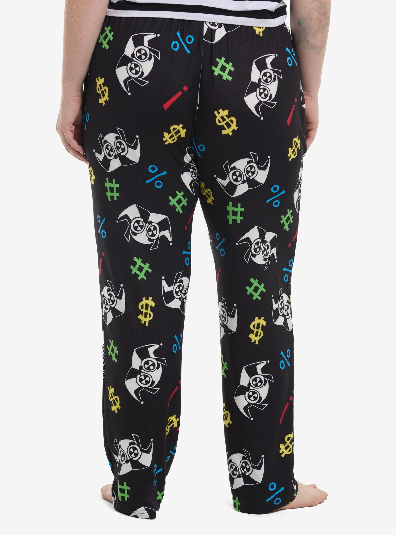 The Amazing Digital Circus Pomni Icons Pajama Pants Plus Size, , hi-res