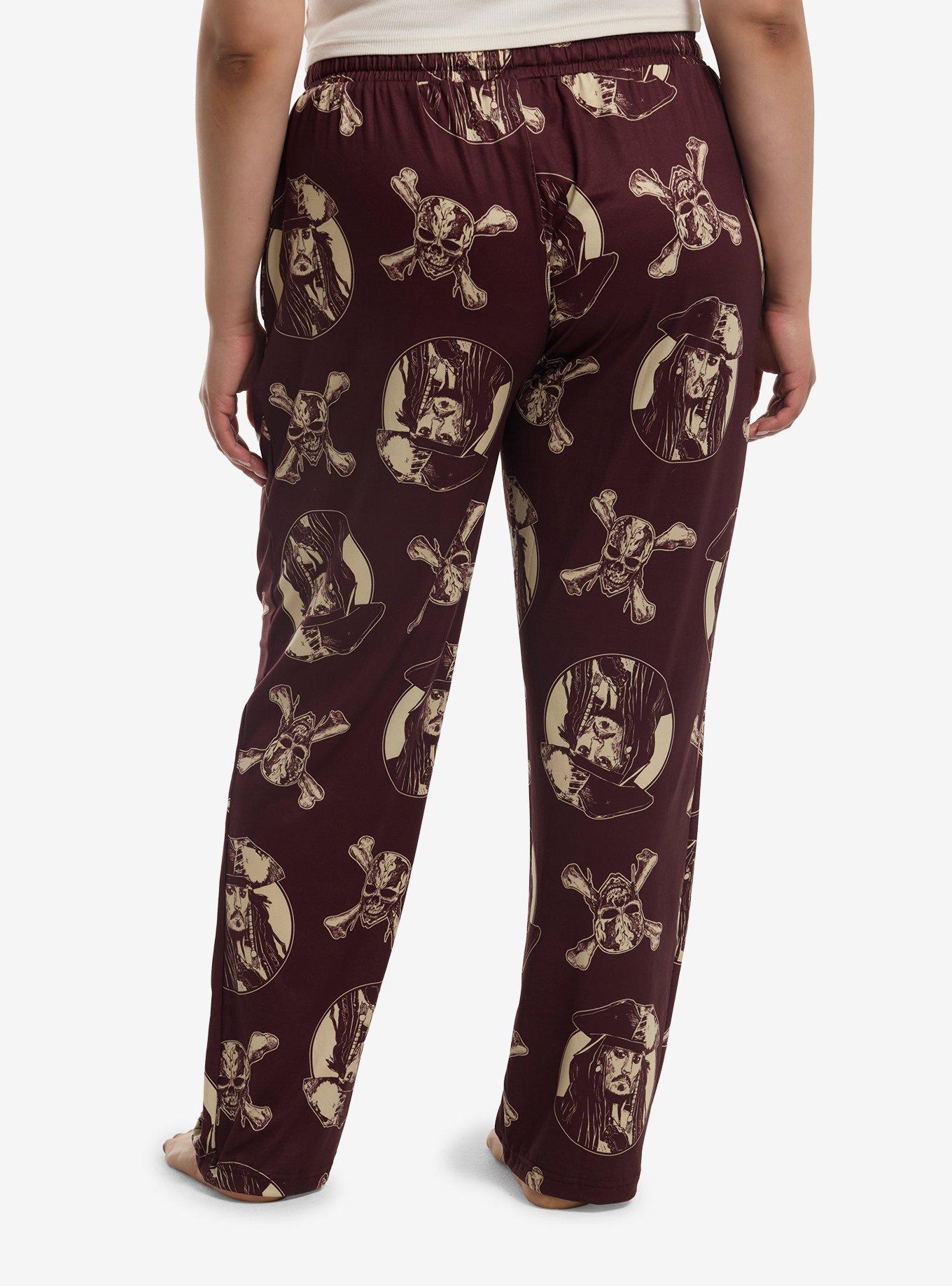 Disney Pirates Of The Caribbean Jack Sparrow Pajama Pants Plus Size, , hi-res