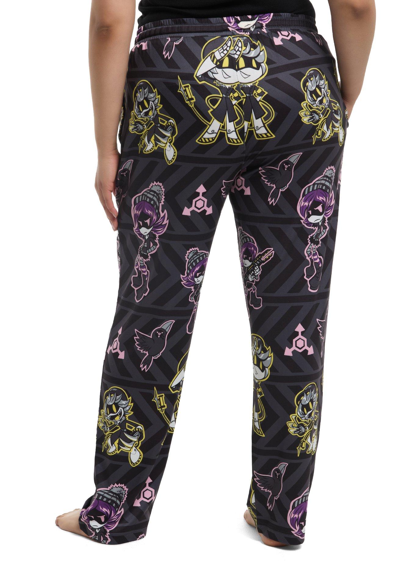 Murder Drones Characters Pajama Pants Plus Size, , hi-res