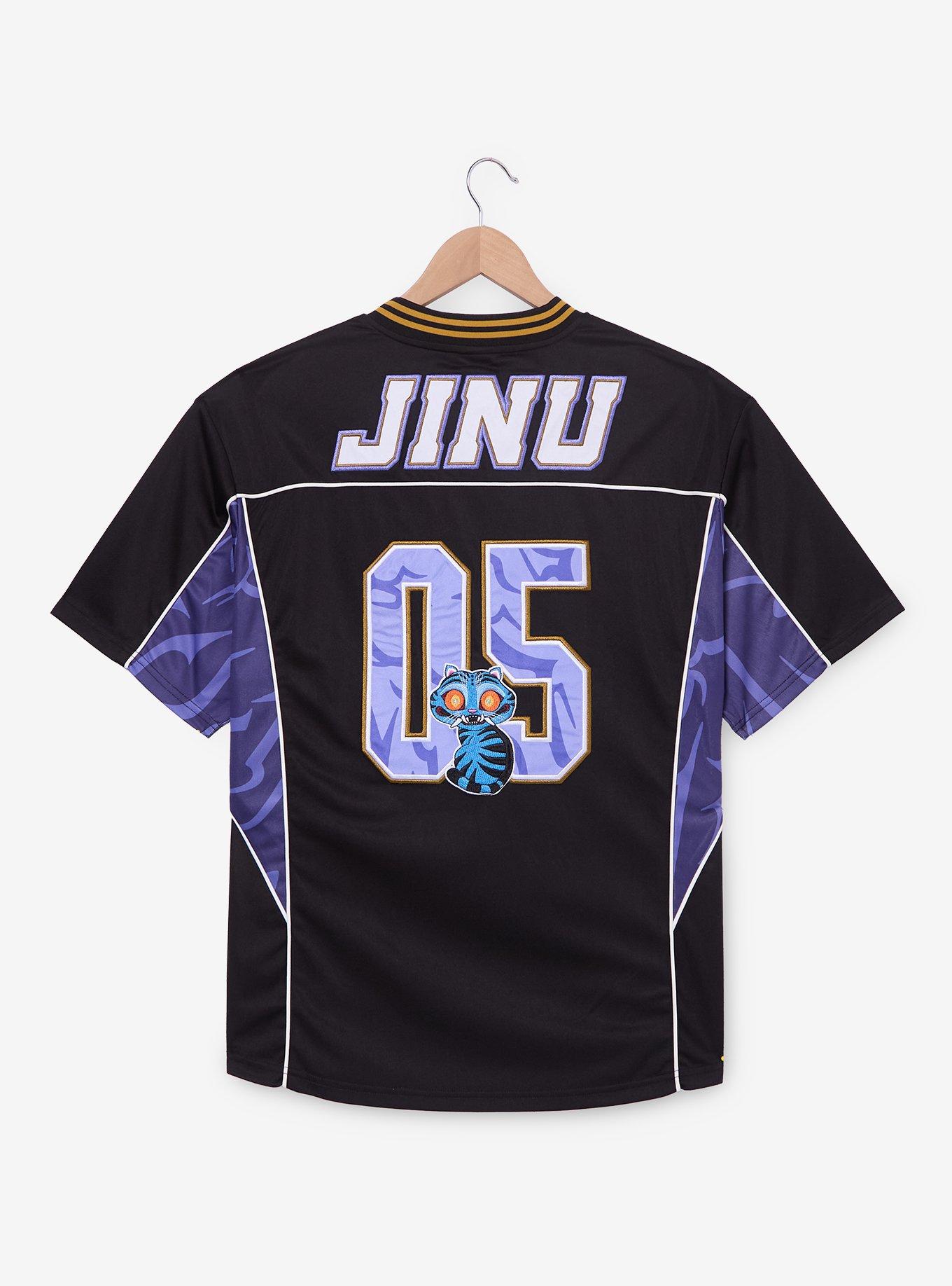 KPop Demon Hunters Saja Boys Jinu Football Jersey - BoxLunch Exclusive, , hi-res