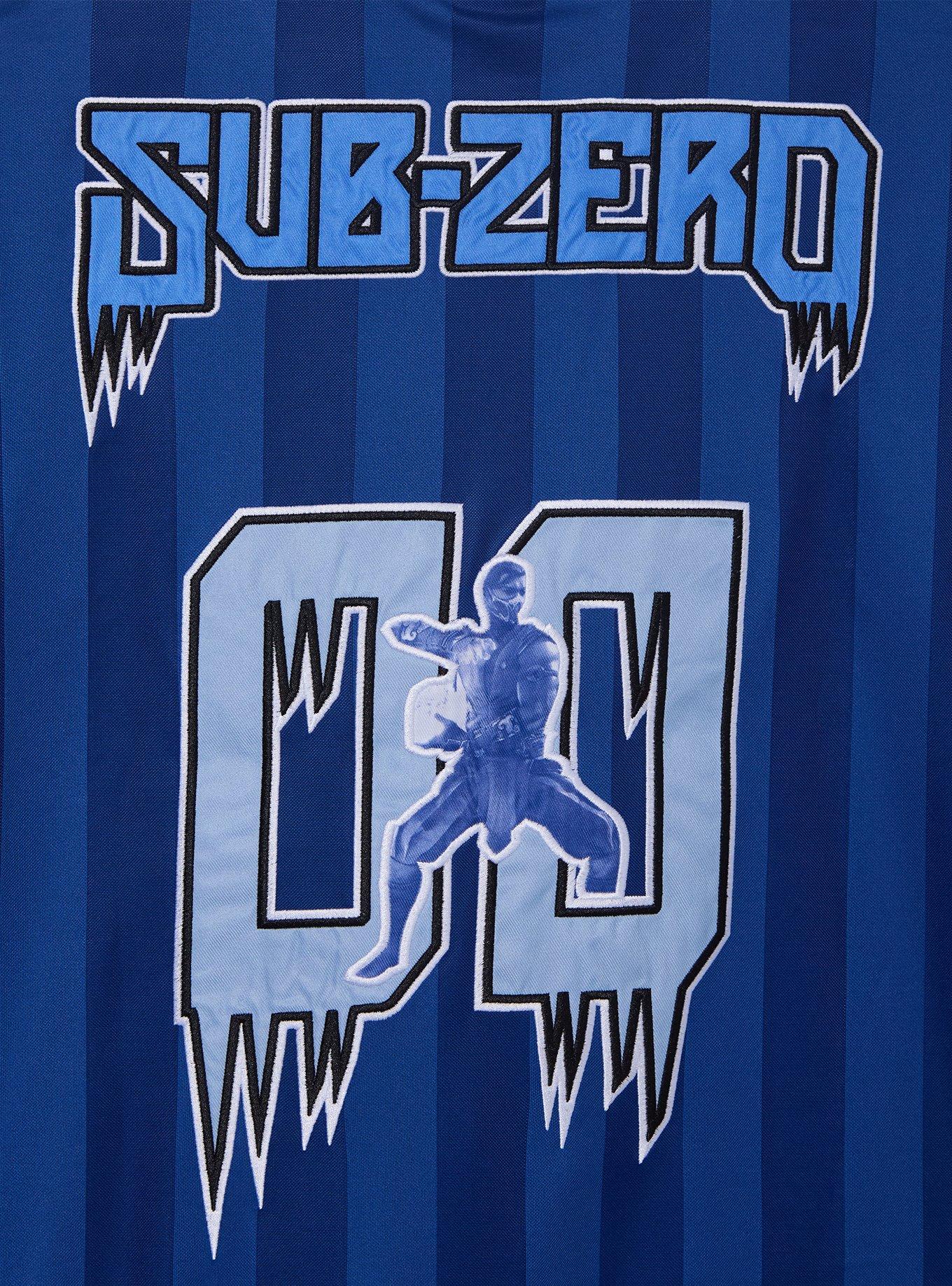 Mortal Kombat Sub-Zero Football Jersey &mdash; BoxLunch Exclusive, BLUE, alternate
