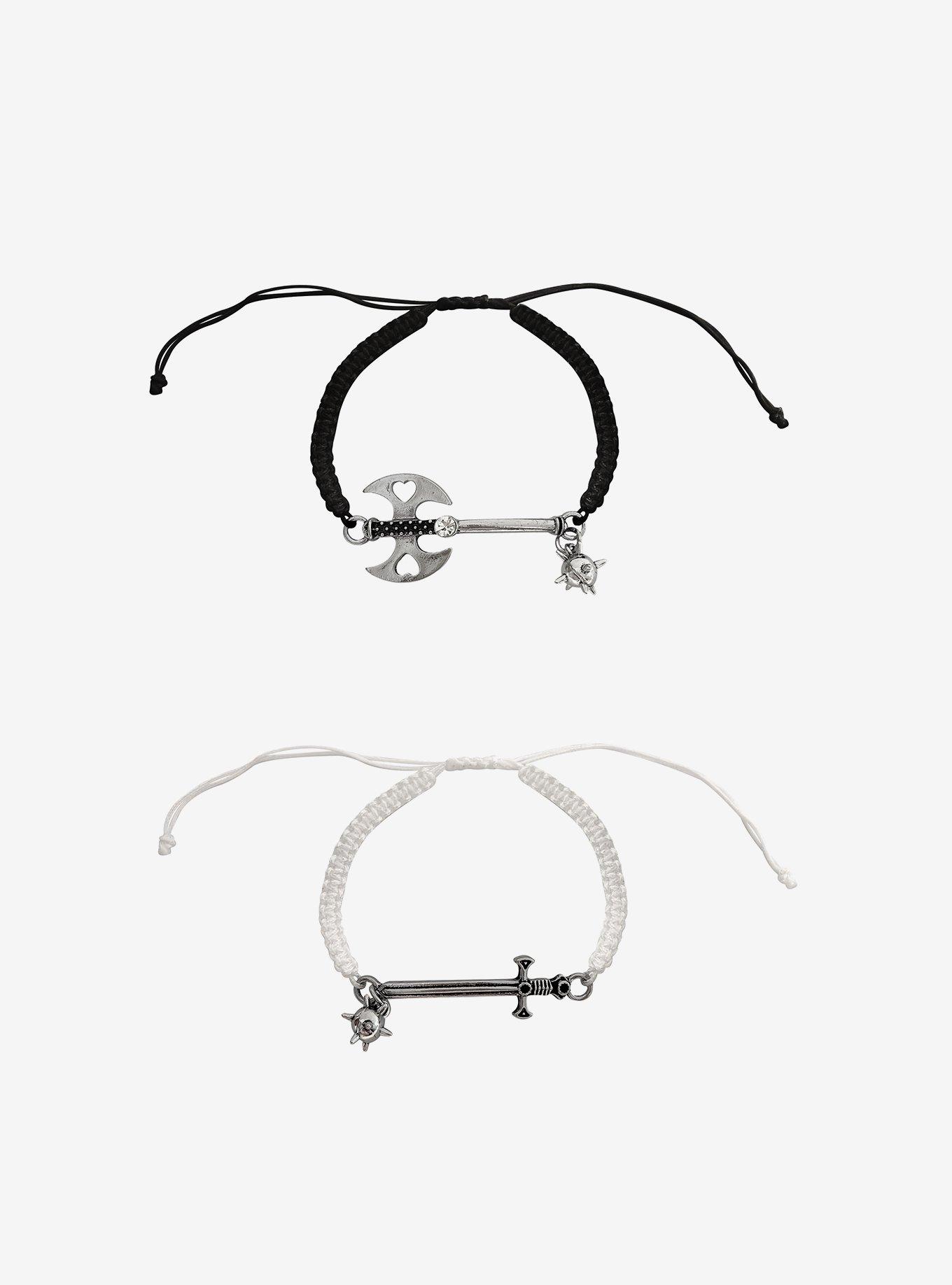 Medieval Weapon Best Friend Cord Bracelet Set, , hi-res