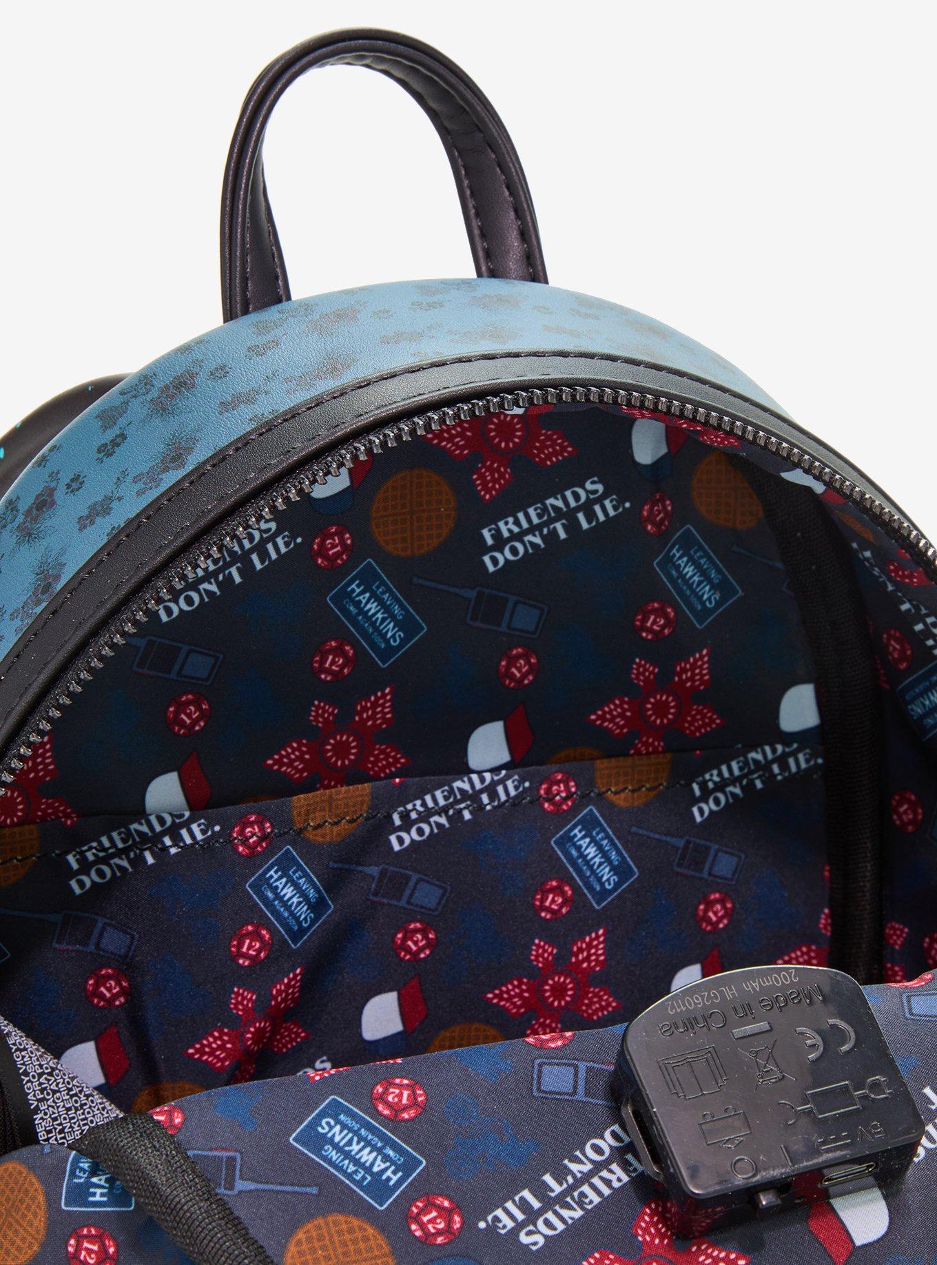 Loungefly Stranger Things Light-Up Letters Mini Backpack, , alternate - view 5