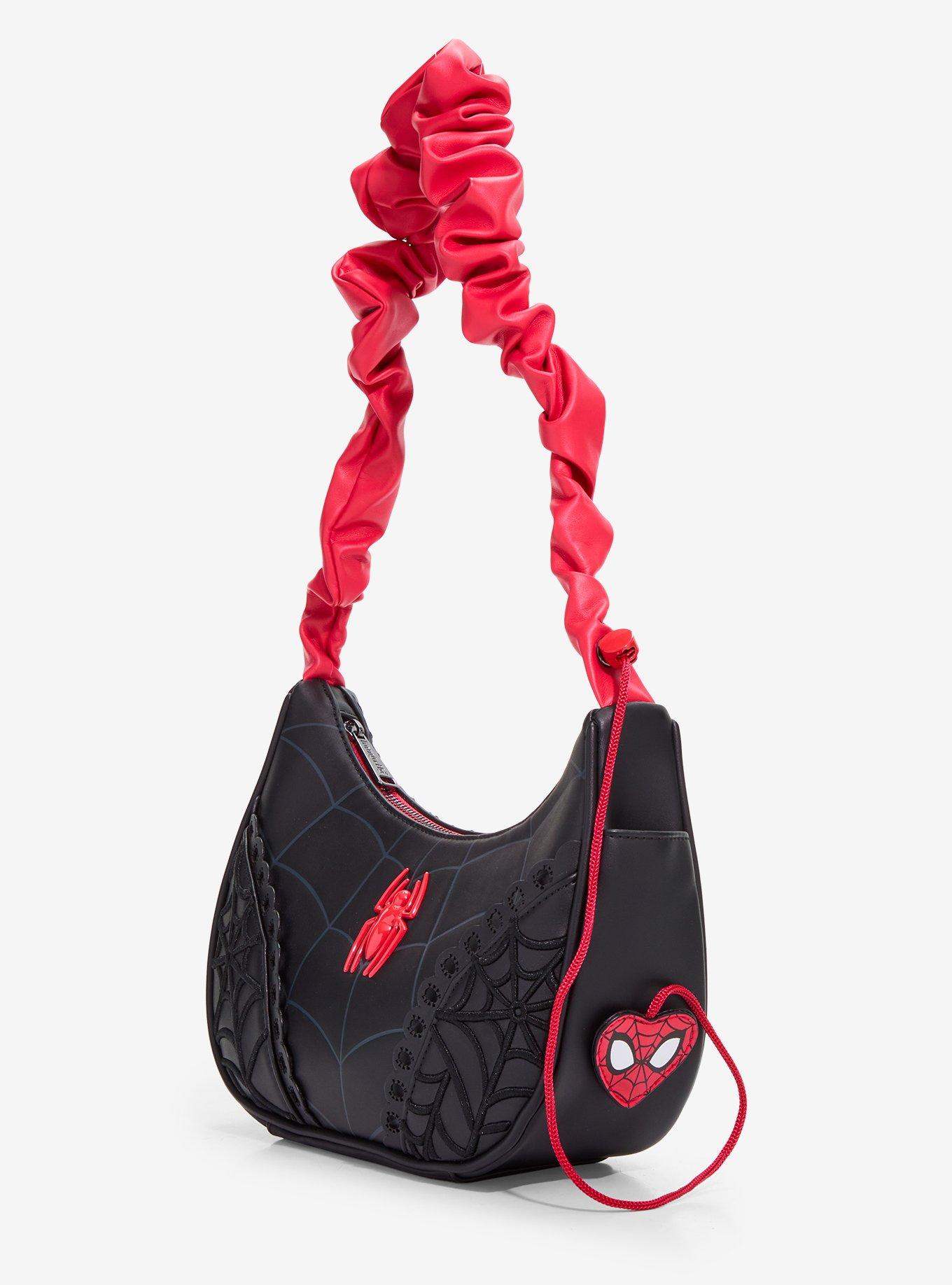 Loungefly Marvel Spider-Man Web Shoulder Bag, , hi-res