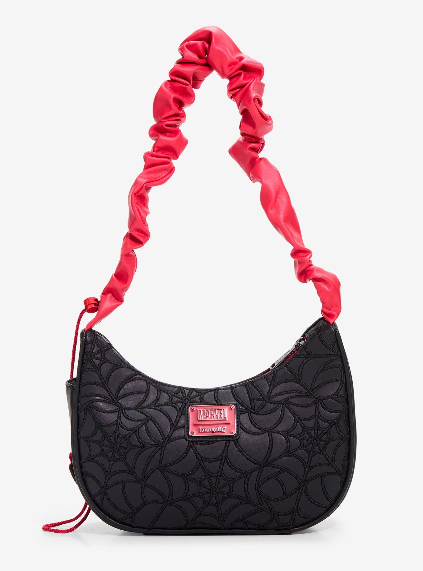 Loungefly Marvel Spider-Man Web Shoulder Bag, , alternate - view 3