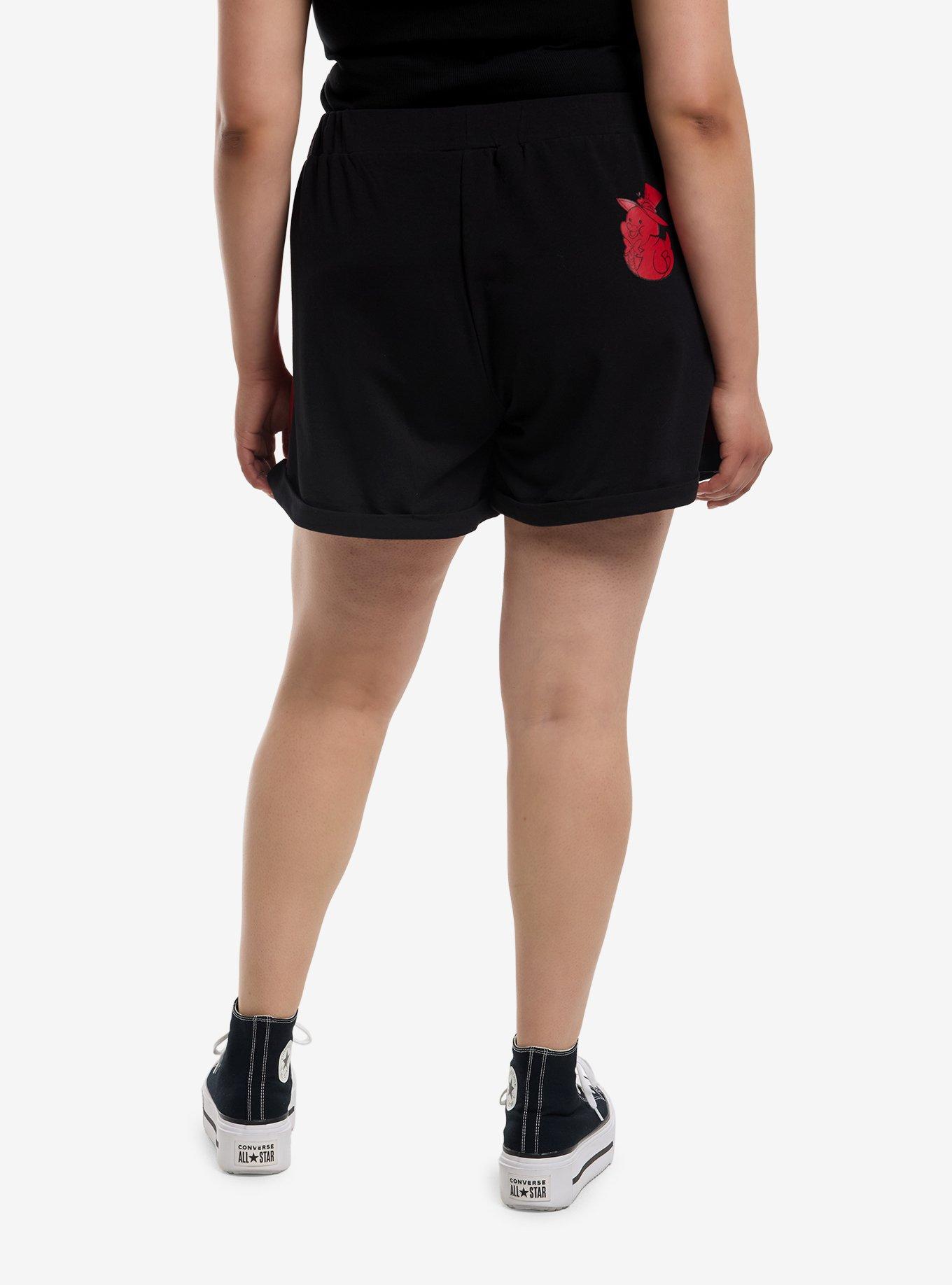 Hazbin Hotel Lucifer Icons Lounge Shorts Plus Size, , hi-res