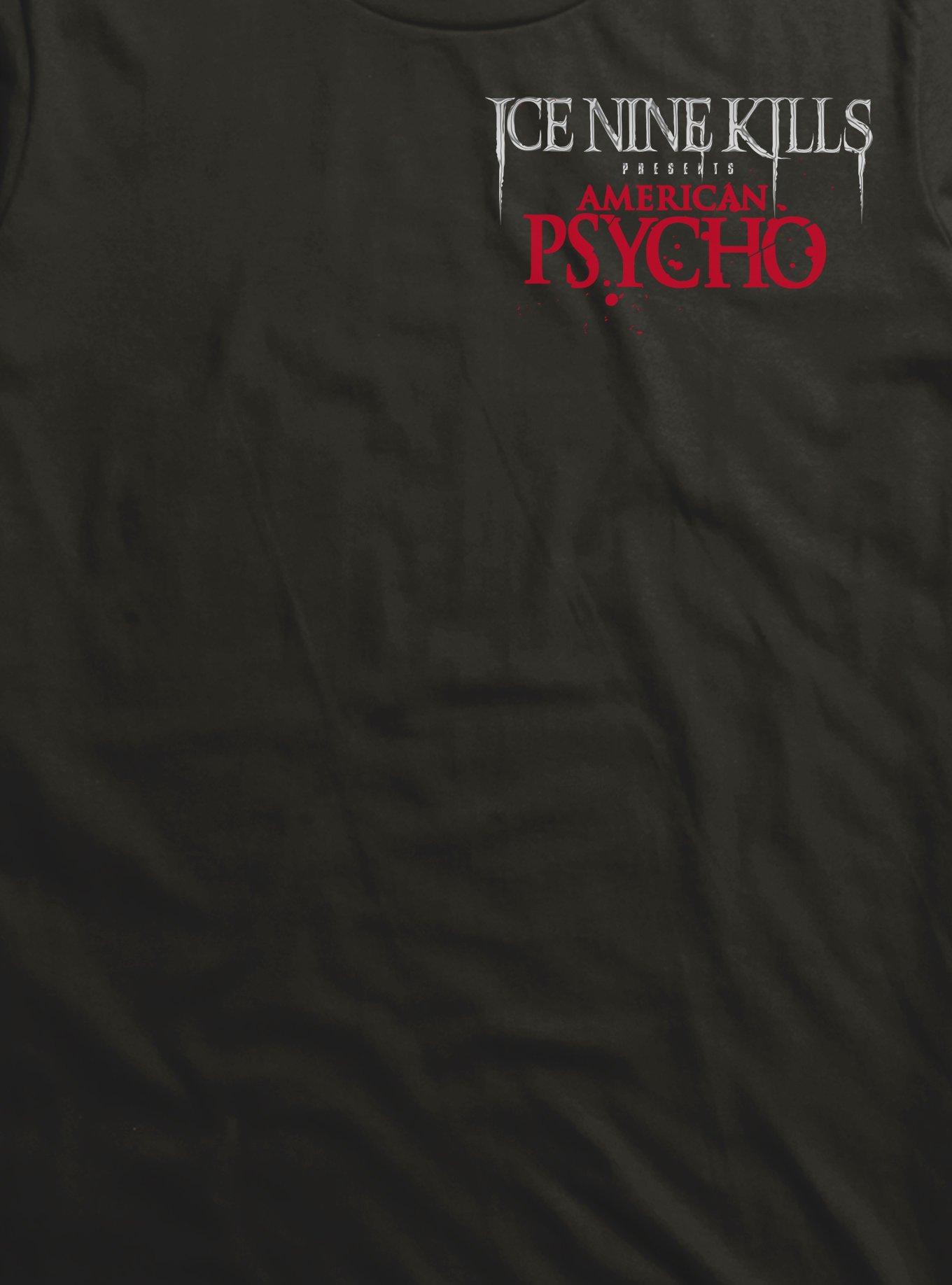 Ice Nine Kills X American Psycho The Devil Makes Exceptions T-Shirt, BLACK, alternate