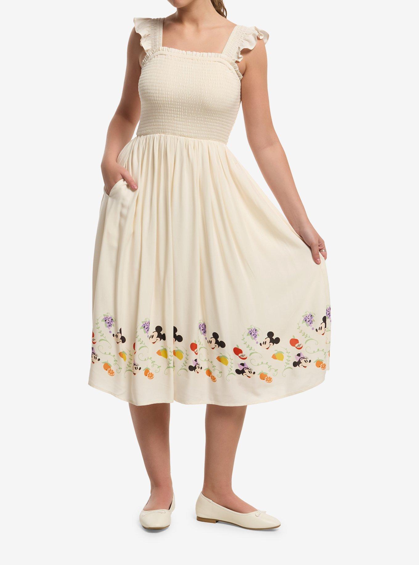 Disney Mickey & Minnie Fruits Midi Tank Dress Her Universe Exclusive, , hi-res