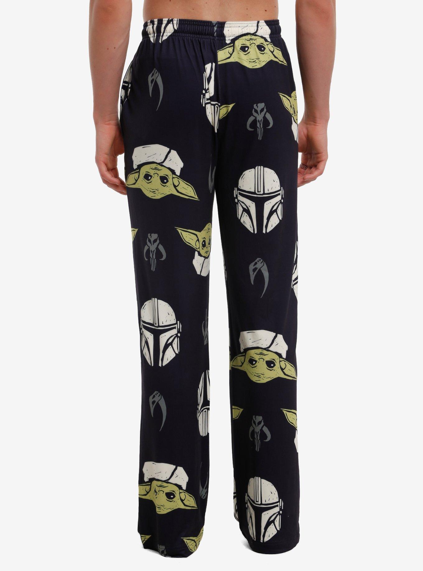 Star Wars The Mandalorian Grogu & Din Djarin Pajama Pants, , hi-res
