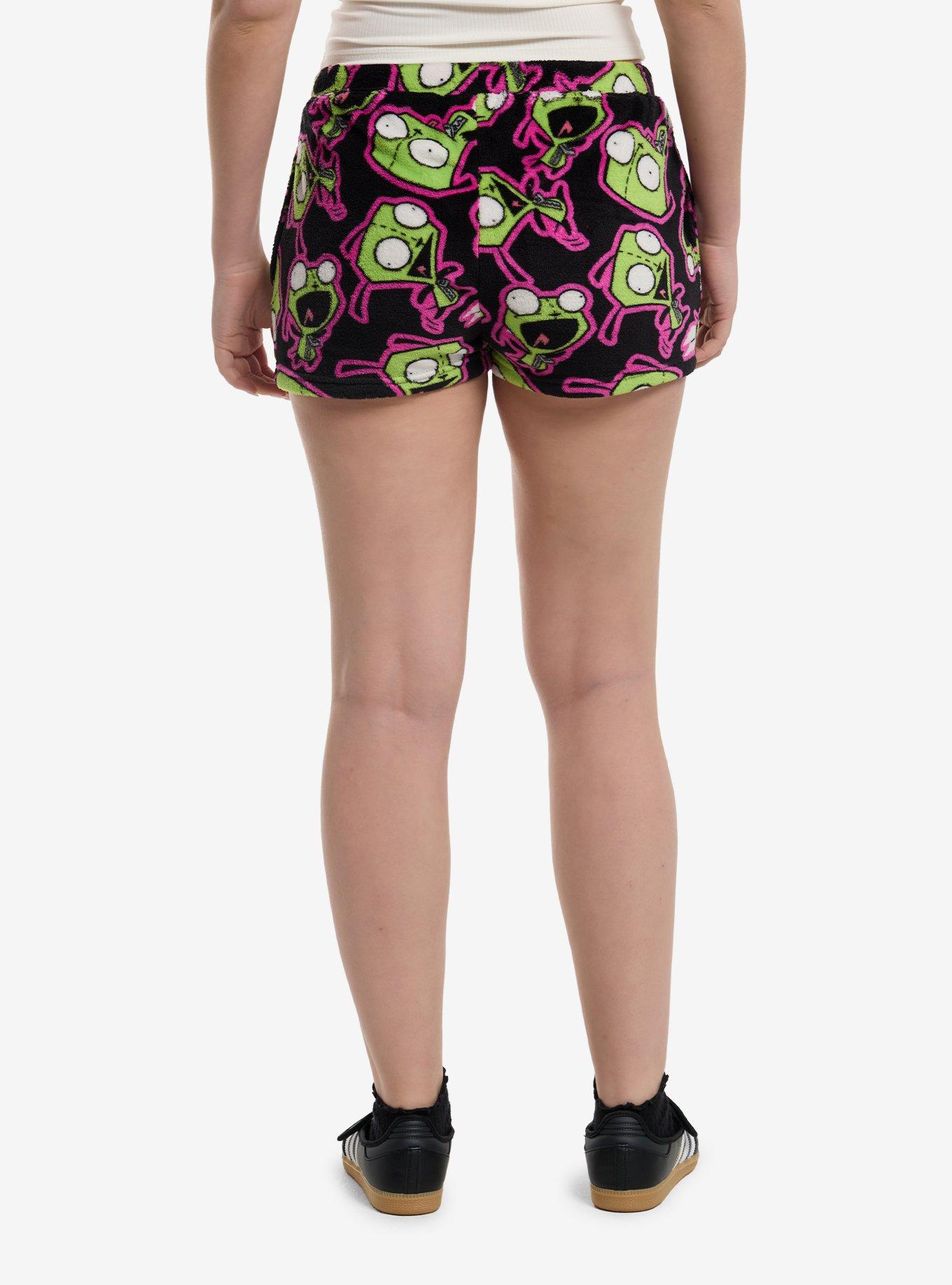 Invader Zim GIR Plush Girls Lounge Shorts, , hi-res