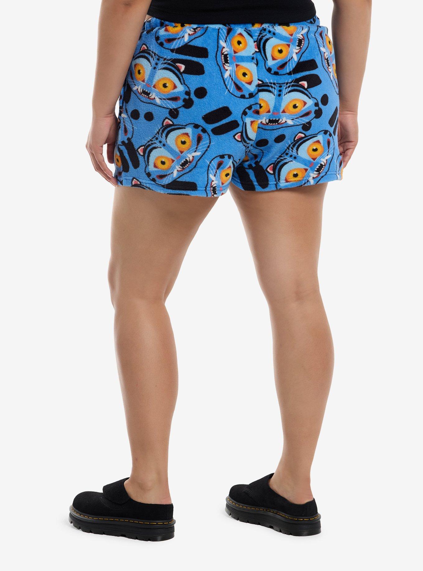 KPop Demon Hunters Derpy Plush Lounge Shorts Plus Size, , hi-res