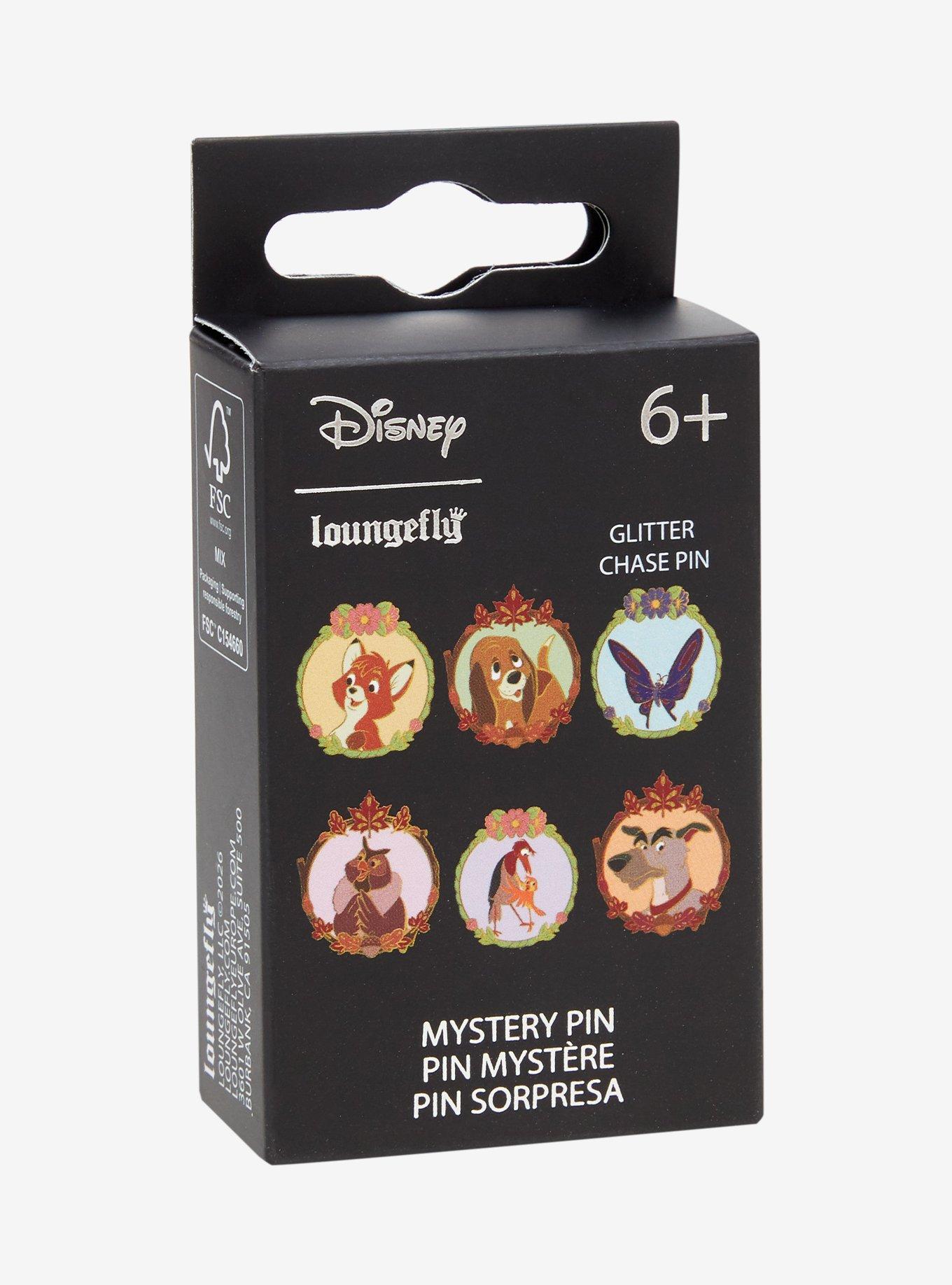 Loungefly Disney The Fox And The Hound Character Frame Blind Box Enamel Pin, , hi-res