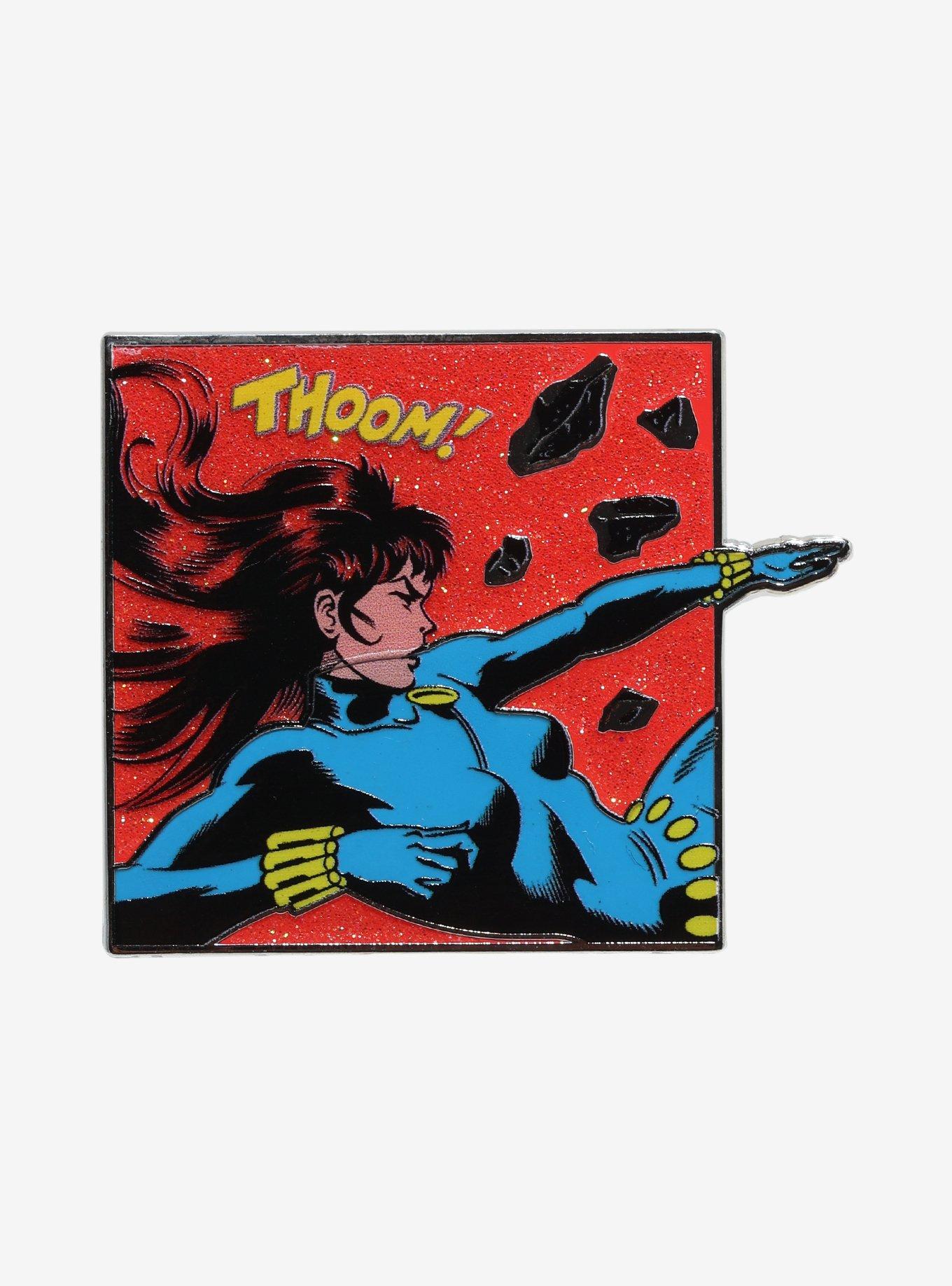 Loungefly Marvel Avengers Comic Book Panel Blind Box Enamel Pin, , alternate