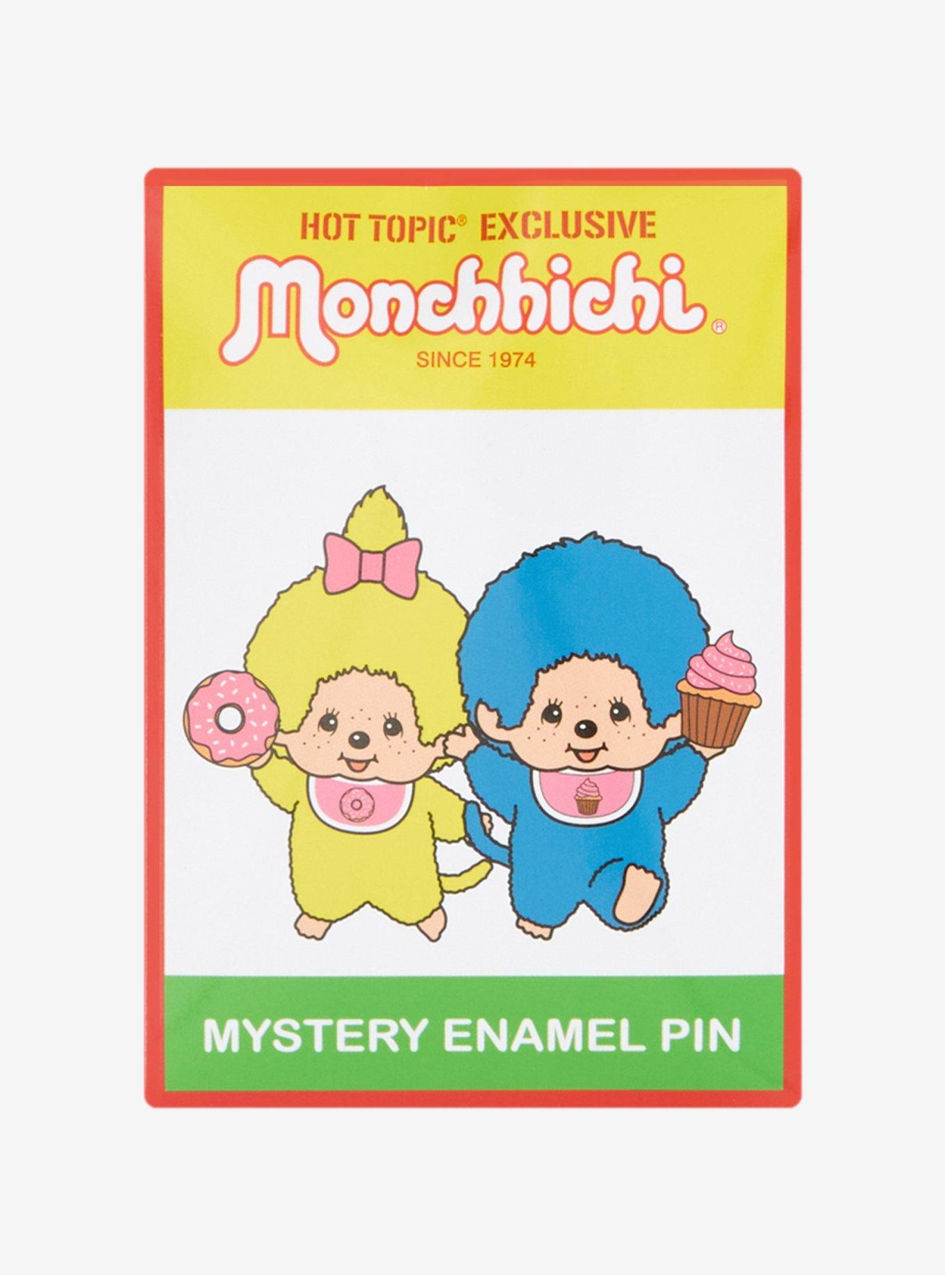 Monchhichi Sweet Blind Bag Enamel Pin Hot Topic Exclusive, , alternate