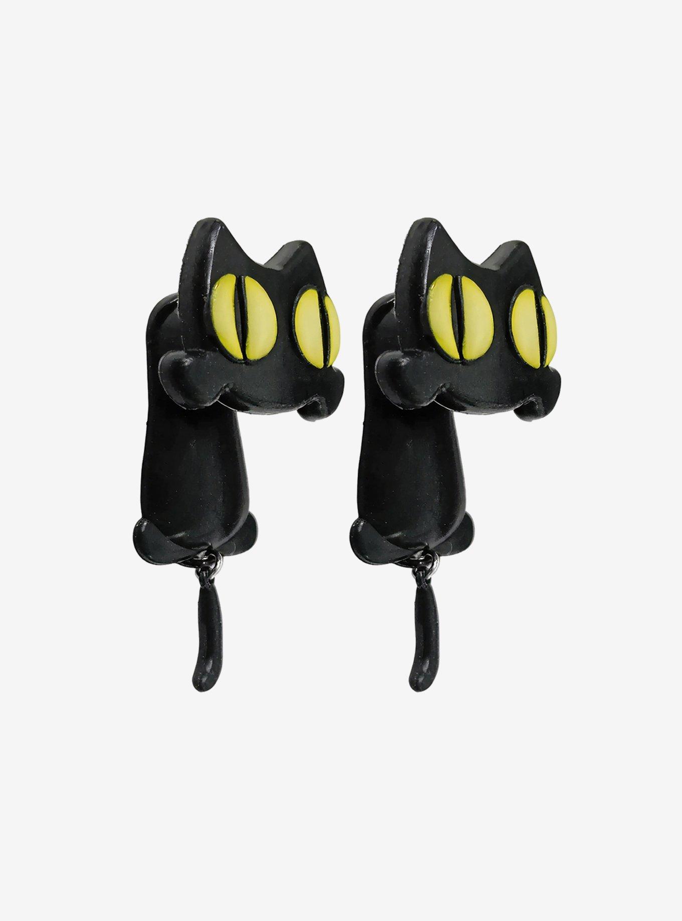 Silicone Black Cat Glow-In-The-Dark Front/Back Plug 2 Pack, , hi-res